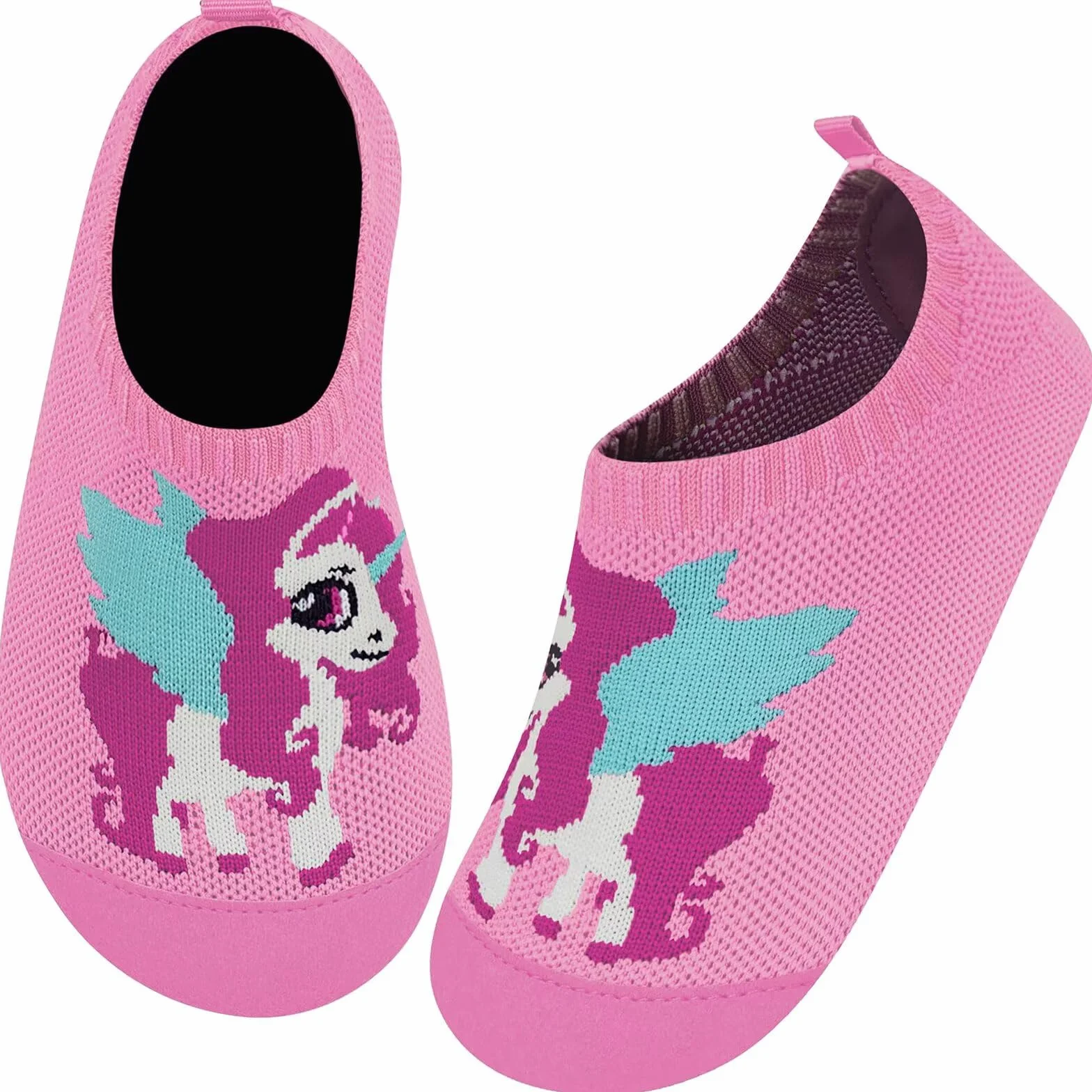 Kyopp Chaussons Enfant Garçon Fille Pantoufle d'intérieur Respirant Antidérapante Enfant Slipper 20-35EU