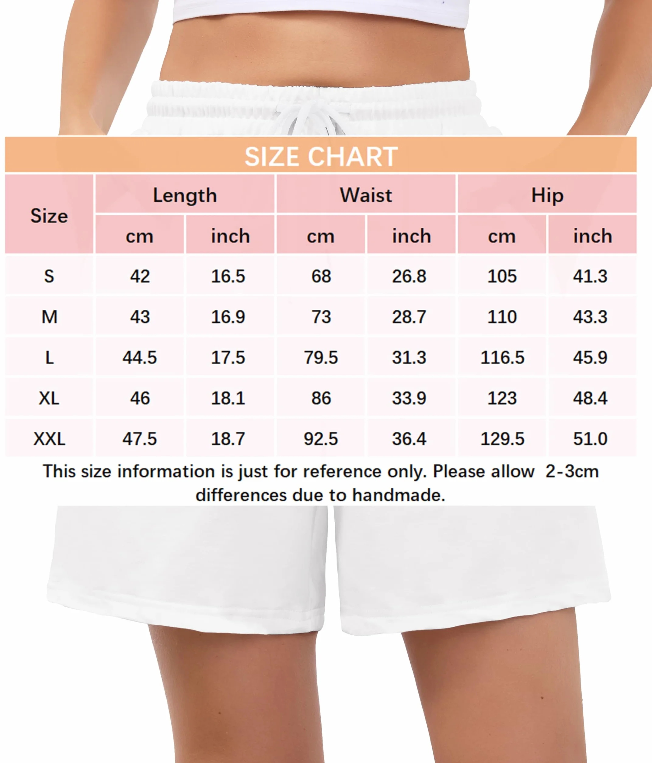 Wikoan Short de Sport Femme Été Short Femmes Coton Doux avec Poches et Cordon de Serrage Respirant pour Jogging Running Yoga Fitness S-XXL