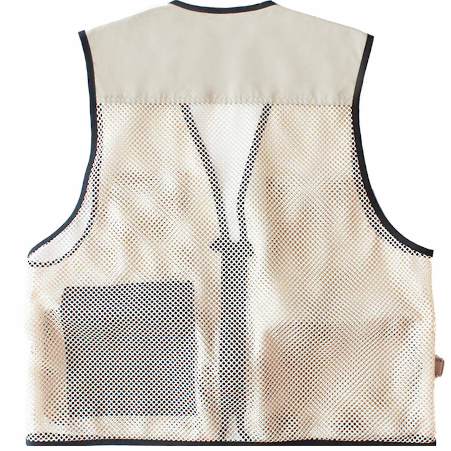 Elonglin Gilet de Maille Plein air Homme Femme Pêche Photographie Multi-Poches Vêtements Travail Extérieur Respirant