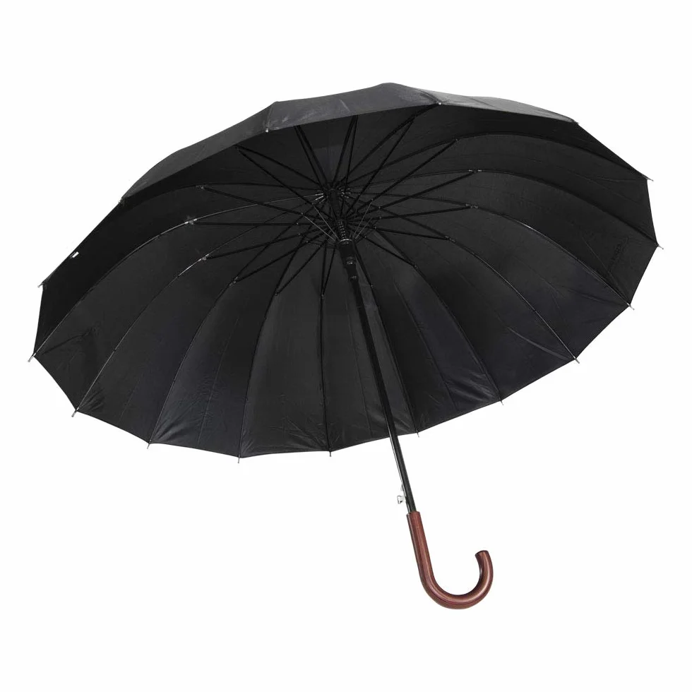 Esperanza London Parapluie Canne 110 cm Noir