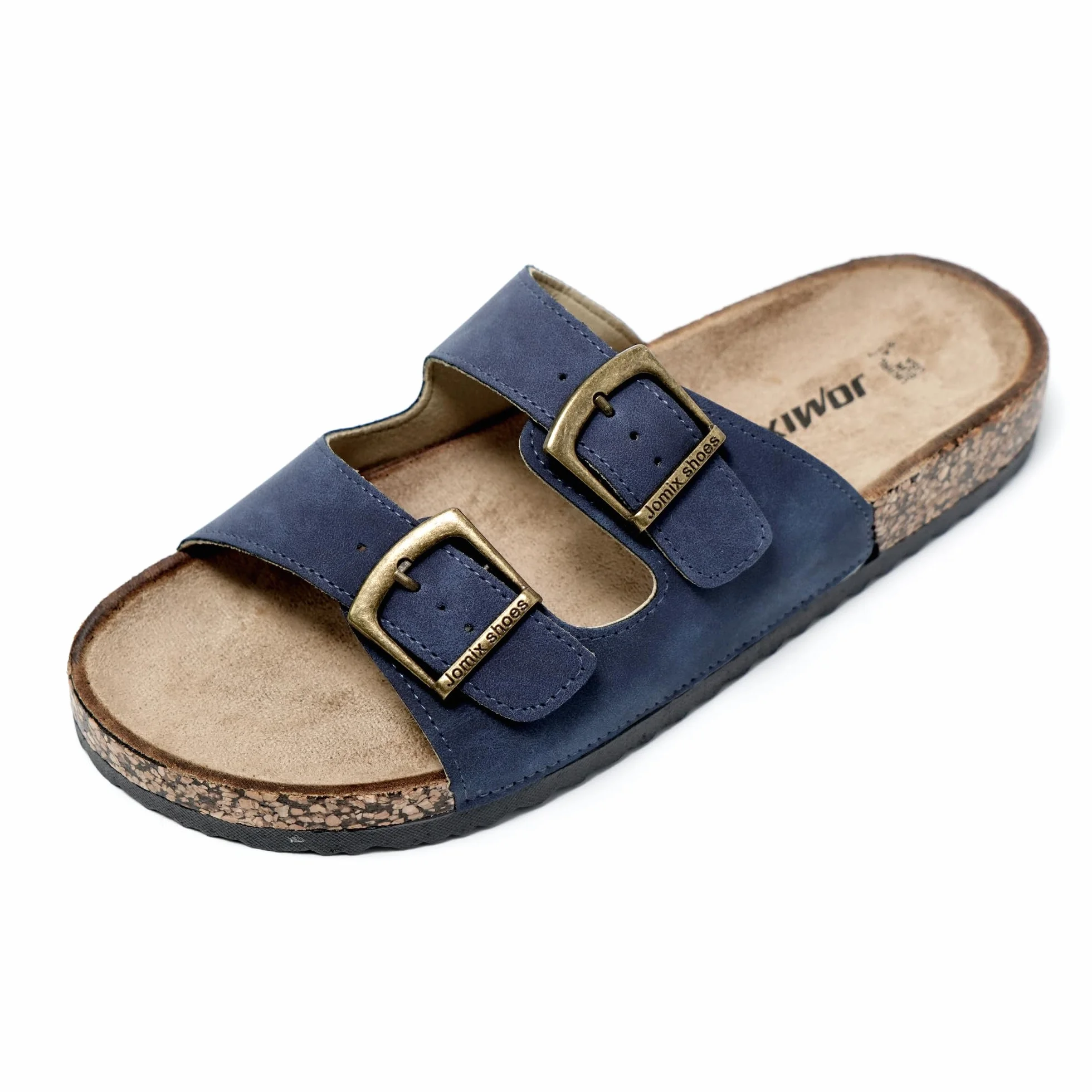 JOMIX Sandales Homme Tongs Hommes Chaussons d'été Chaussures de Plage Confortables pour Maison Piscine Mer Douche