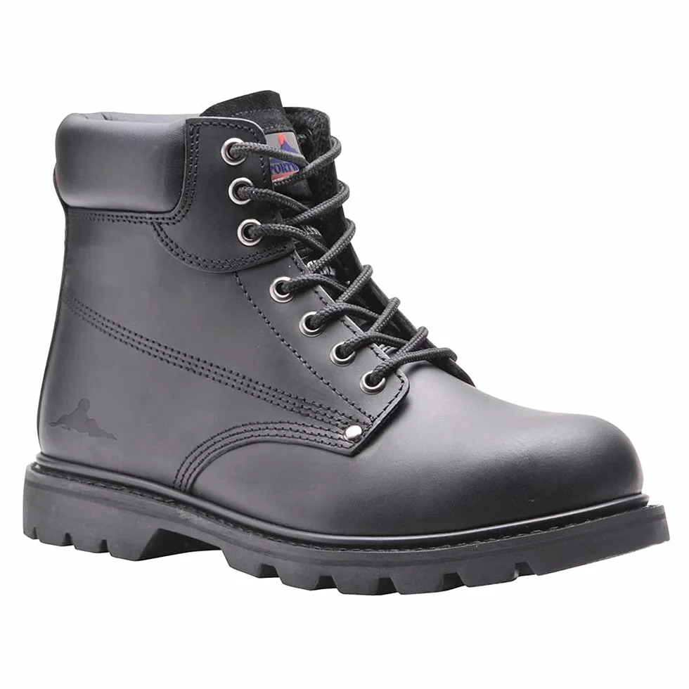 Portwest FW16 Brodequin Steelite Cousu Col Double Embout Acier Antidérapant
