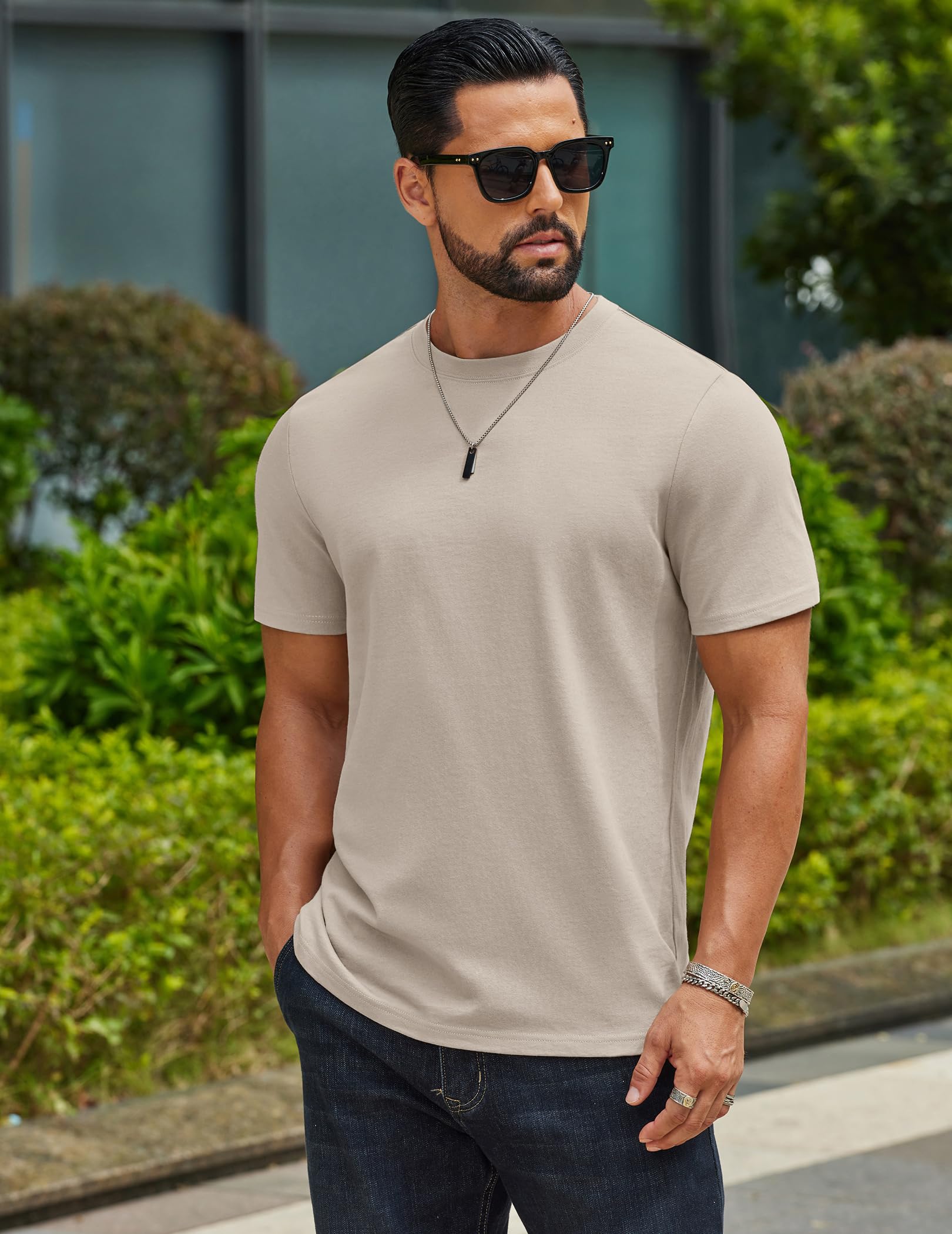Men's Organic Cotton Crewneck Short Sleeve Tee