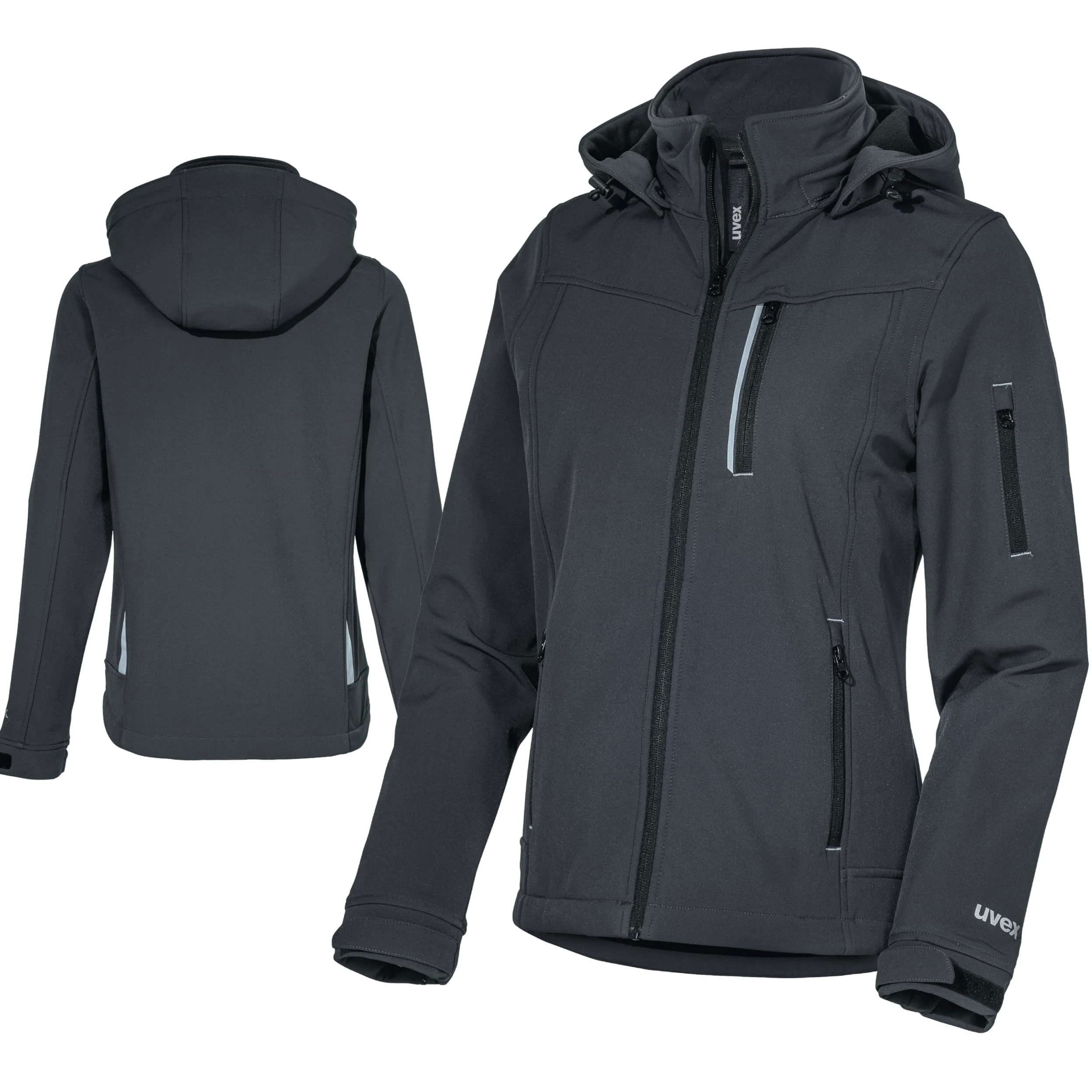 Uvex Veste de travail Softshell pour femme - Veste extérieure hydrofuge