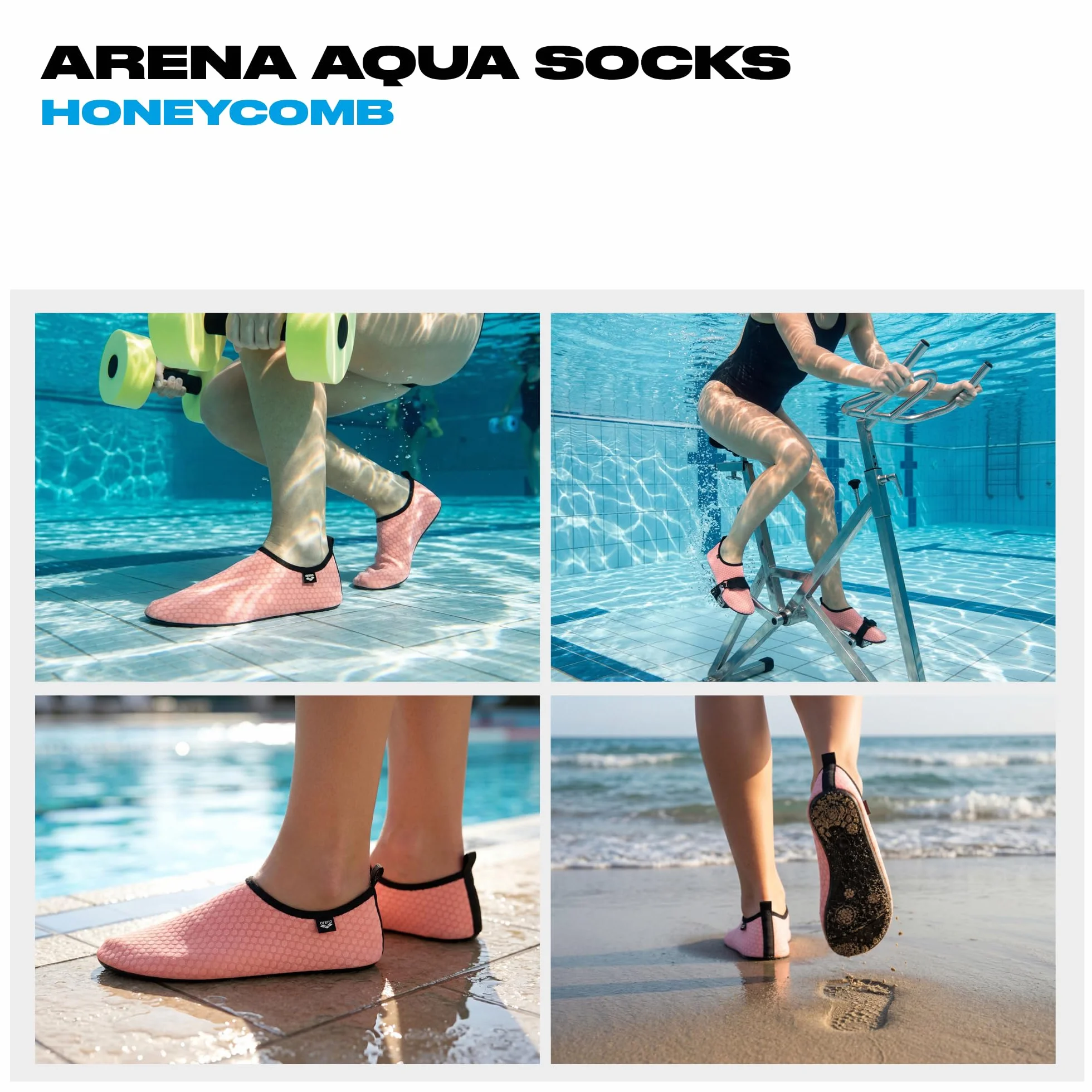 Arena Aqua Socks Honeycomb chaussures aquatiques Mixte