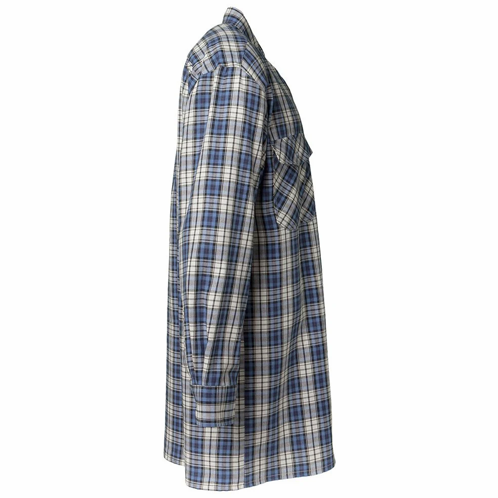 Planam 450037 Chemise Taille 37/38 Carreaux Bleu