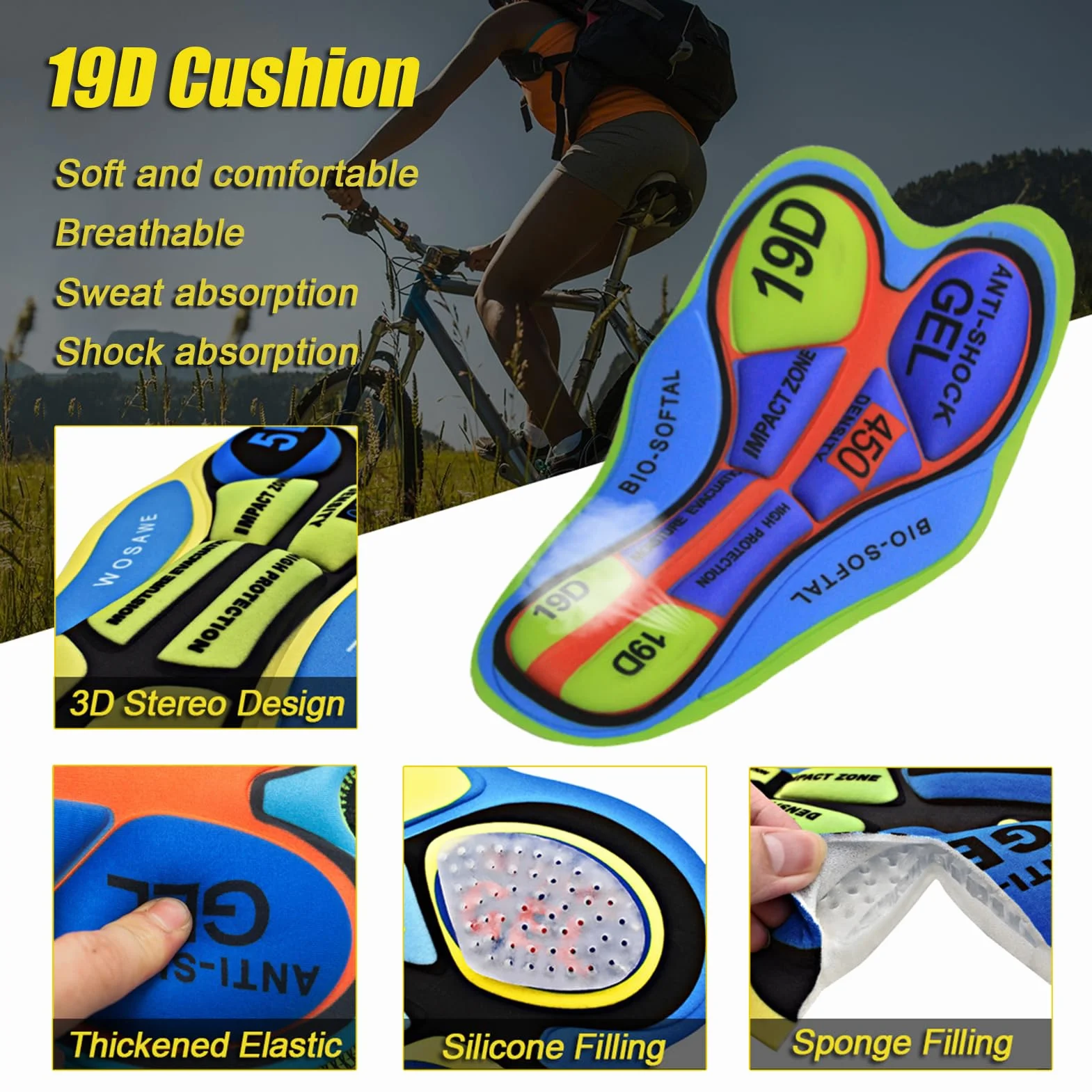 Vêtements Cyclisme Femme Été,Maillot de Velo VTT Tenue Cycliste sans Manches MTB Gilet et Cuissard à Bretelle avec 9D Coussin Gel,Ensemble Combinaisons de Cycling Sleeveless Respirant Séchage Rapide