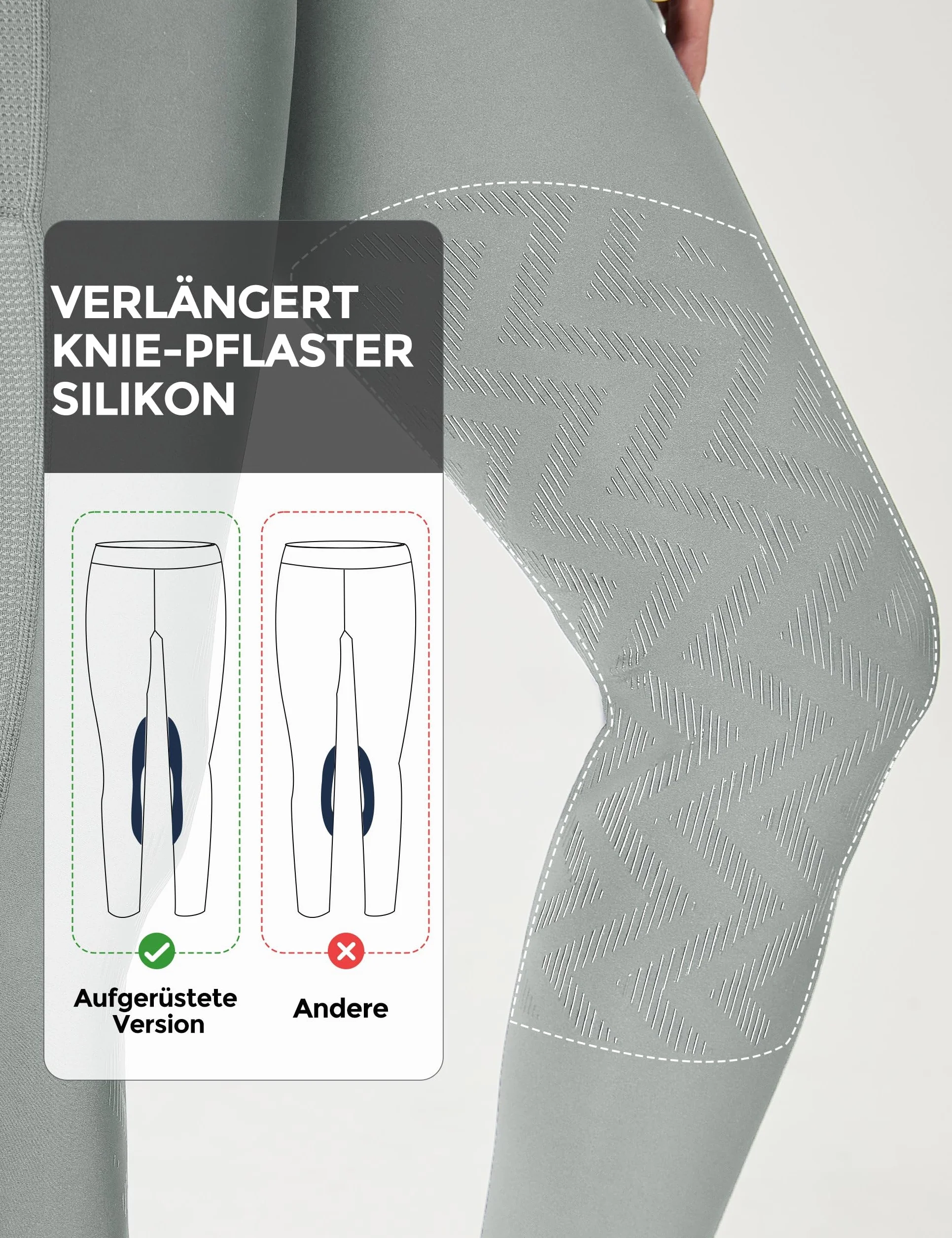 FitsT4 Sports Pantalon d'équitation pour femme avec genoux antidérapants, taille haute et poches latérales, respirant et élastique, pour l'école d'équitation et le cyclisme au printemps et en été