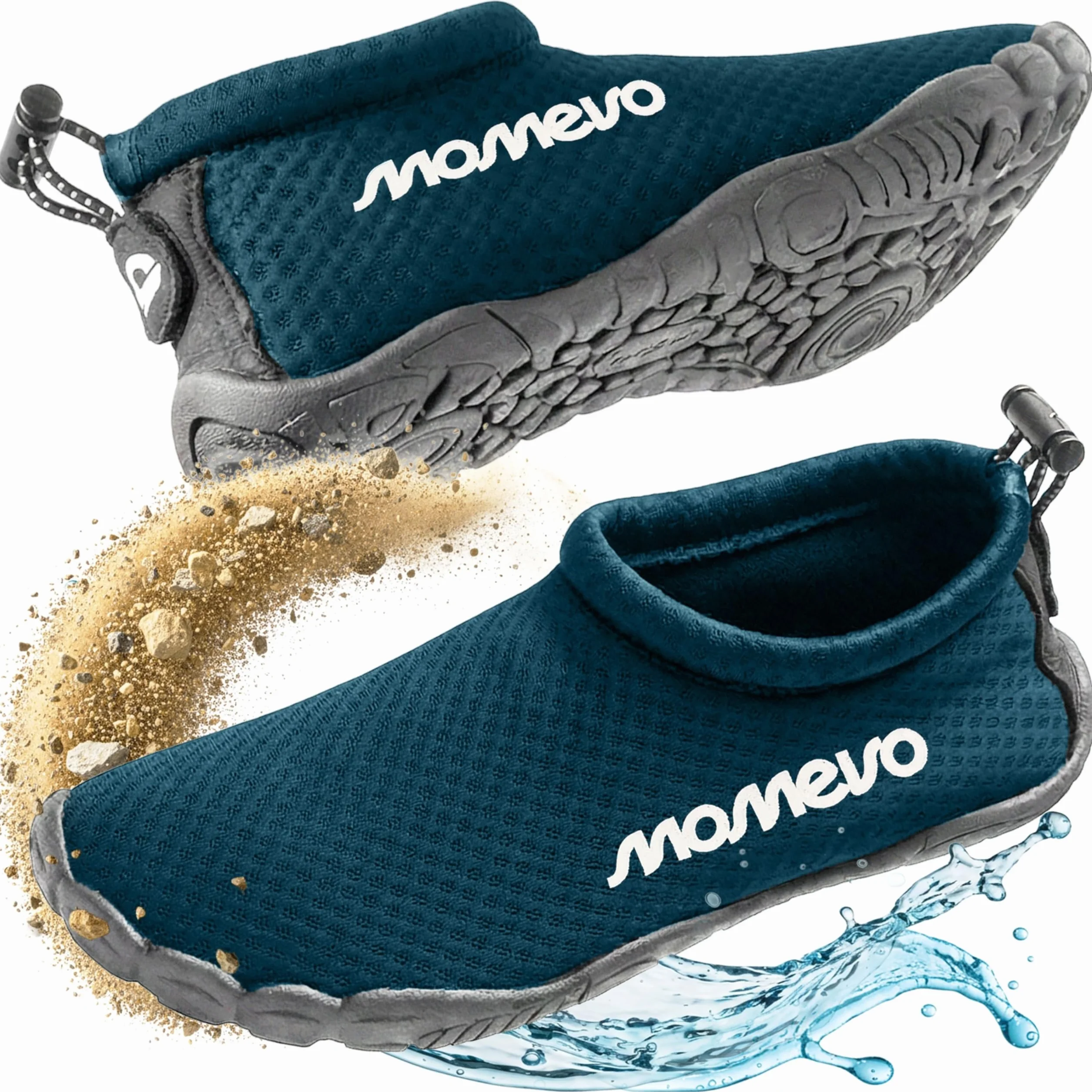 WaterMates Chaussures Aquatiques légères antidérapantes Large boîte à Orteils Séchage Rapide