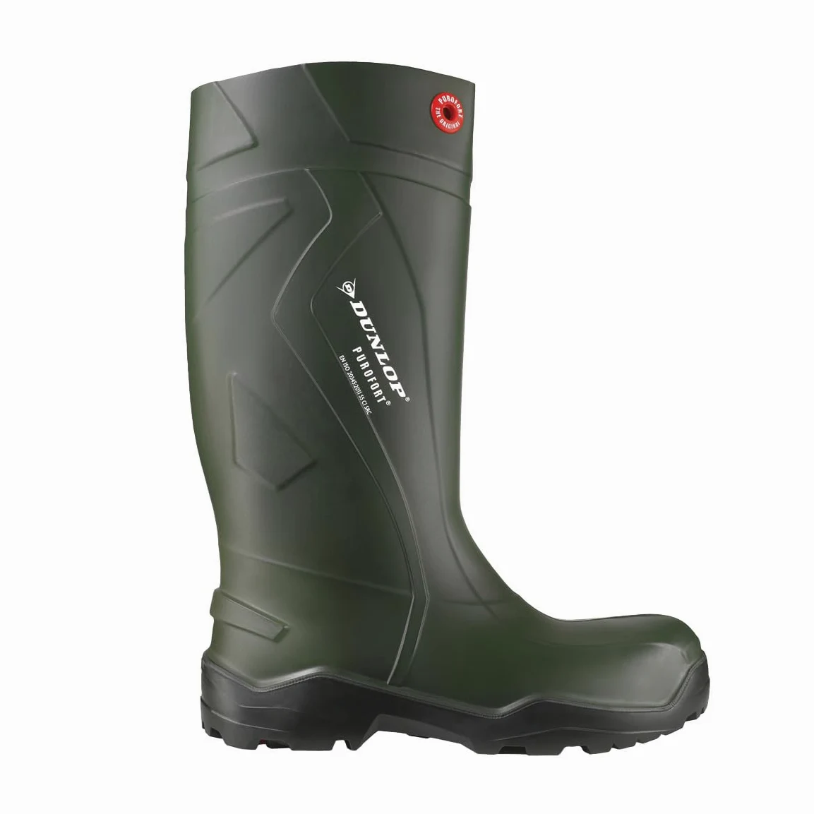 DUNLOP Protective Footwear, C762933, Purofort+ Full Safety, Gris Foncé/Rouge/Noir, Taille 46 EU