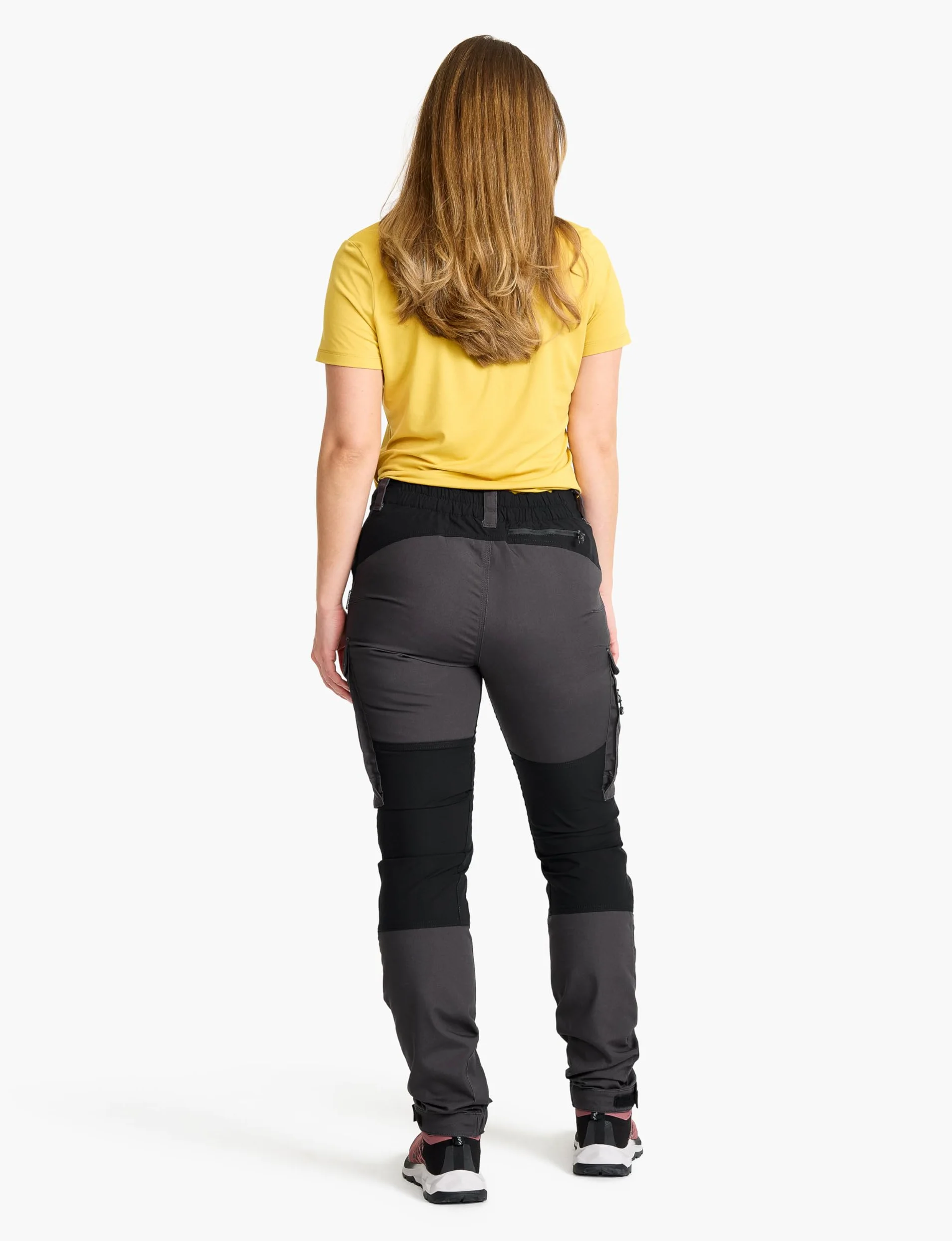 RevolutionRace Femme RVRC GP Pants, Pantalon Durable pour la randonnée et Autres activités de Plein air, Jet Black, XS