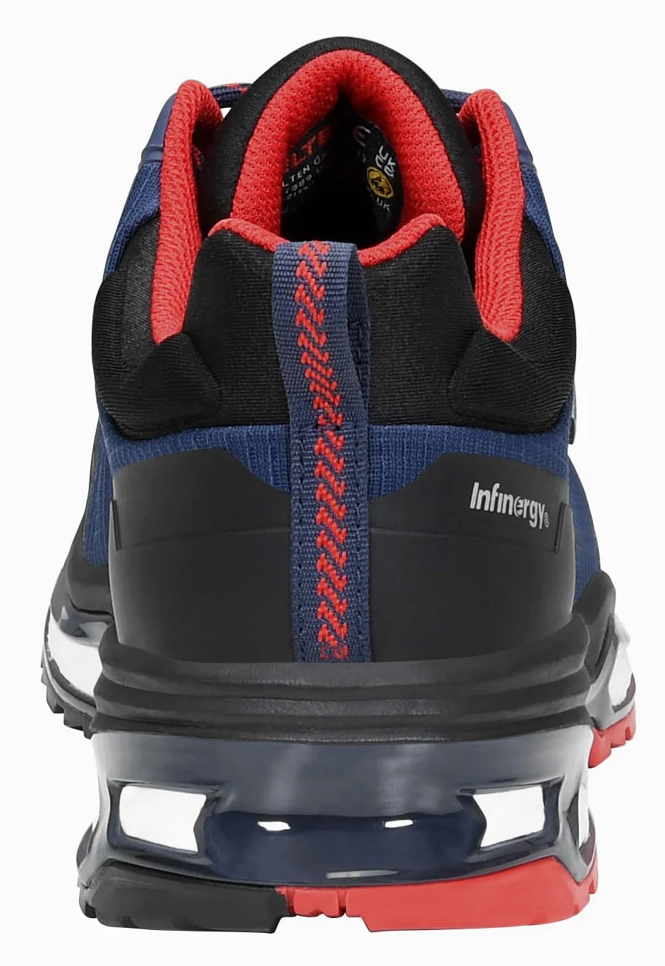 ELTEN Chaussures de sécurité BENTE XXE GTX Blue Low ESD S3 Homme et Femme Textile Embout Acier Léger Sportif Bleu/Noir/Rouge