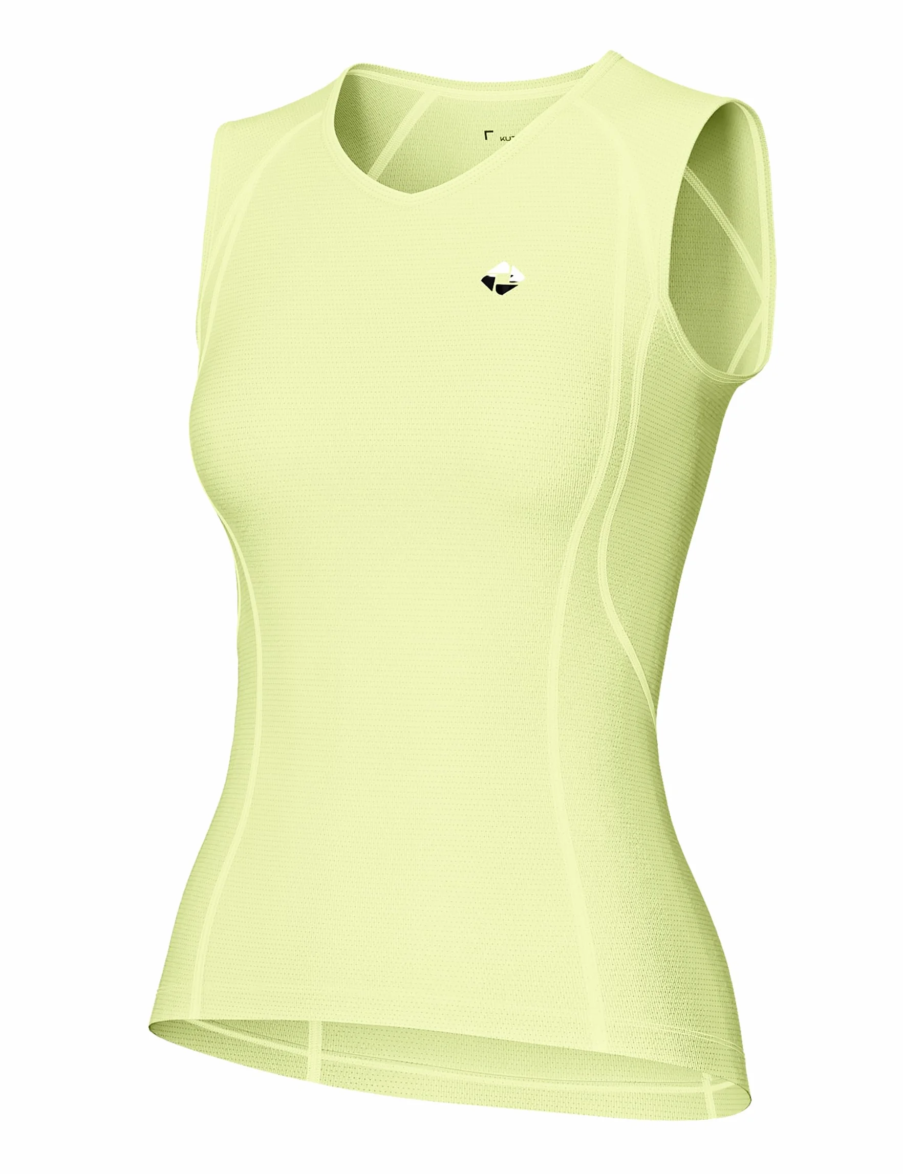 KUTOOK Maillot Cyclisme Femme sans Manche Gilet Velo Respirant Réfléchissant Été V612