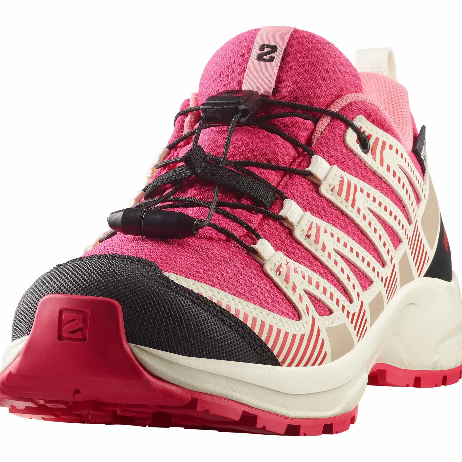 Salomon XA Pro V8 Climasalomon Chaussures Imperméables unisexes randonnée marche pour enfants Fit précis Adhérence tout-terrain Look sportif