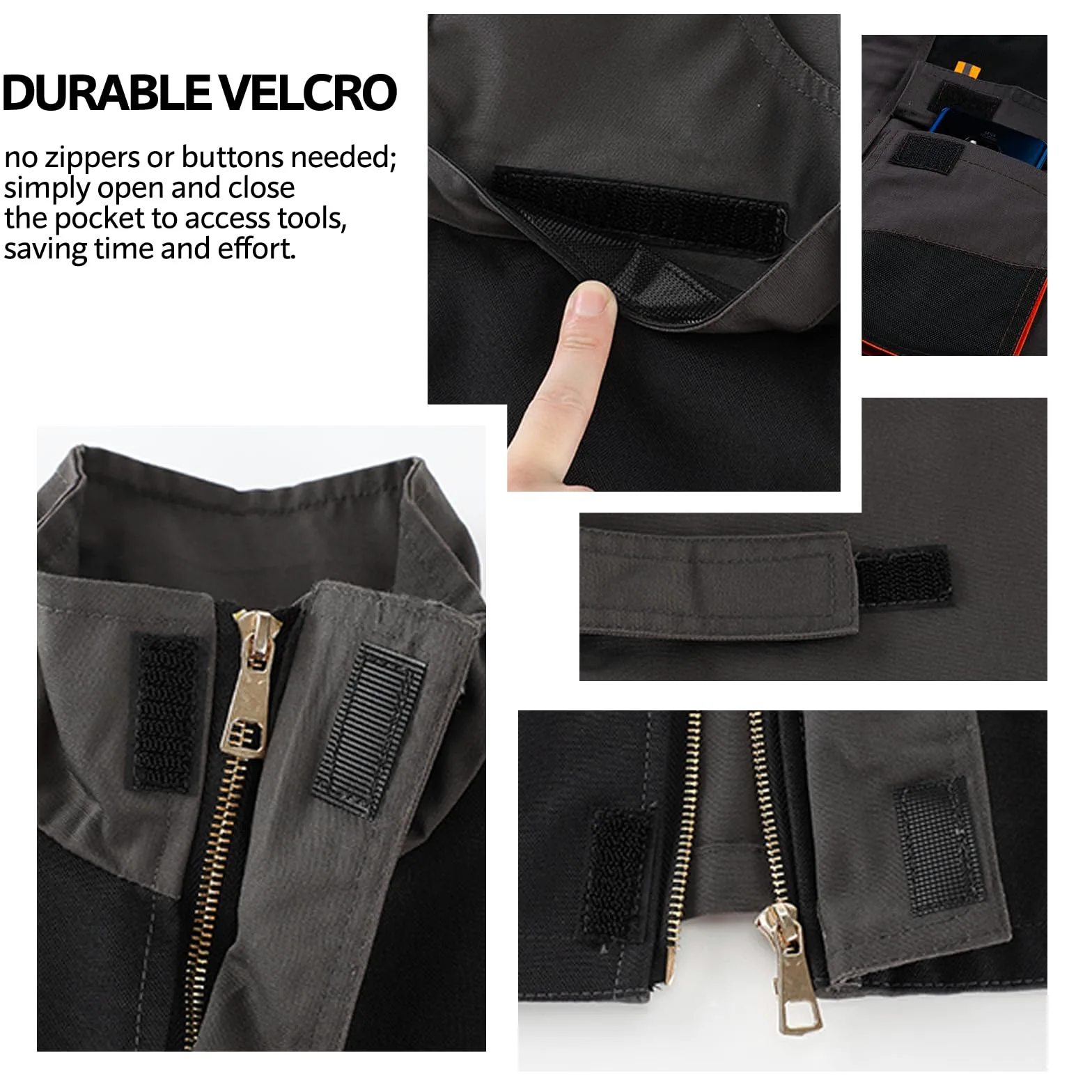 Veste de travail robuste avec logo personnalisé imprimé pour homme, manteau utilitaire multi-poches pour uniforme d'équipe de construction de mécanicien, charpentier