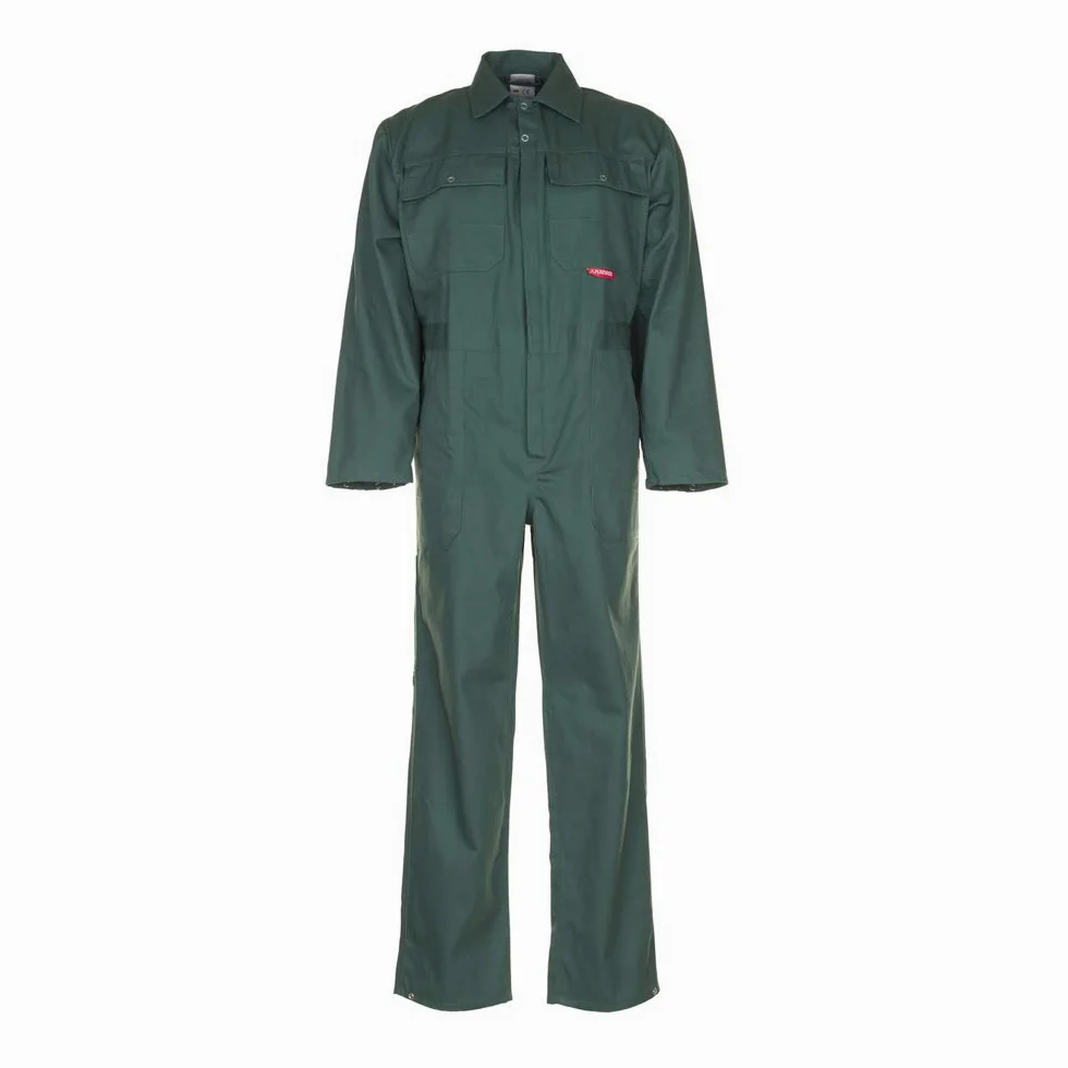 Planam 139090 Combinaison avec fermeture éclair sous patte Taille 90 Vert Moyen