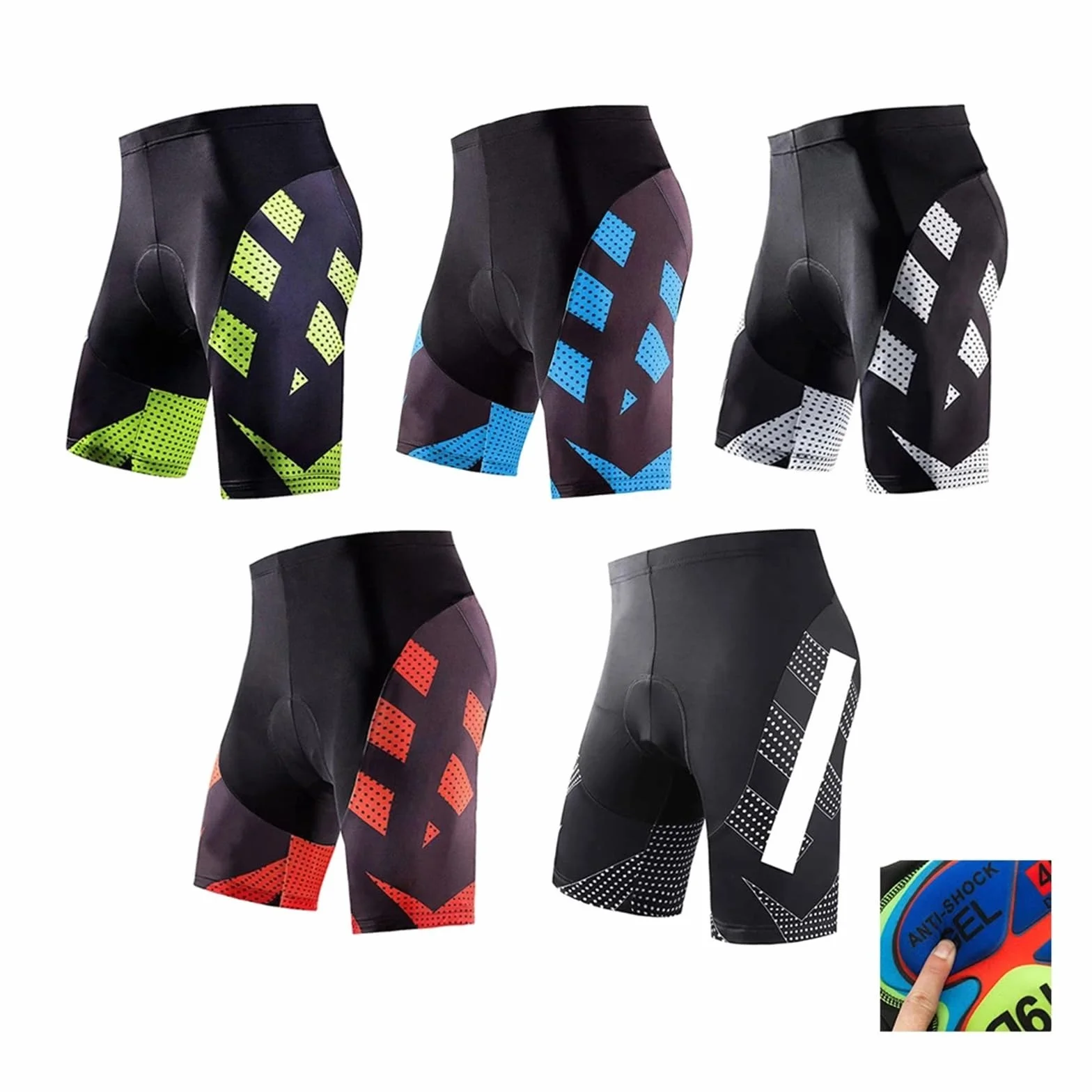 Cuissard Cyclisme Hommes Femmes Vélo Shorts Sport Équipe Course Pantalons Courts