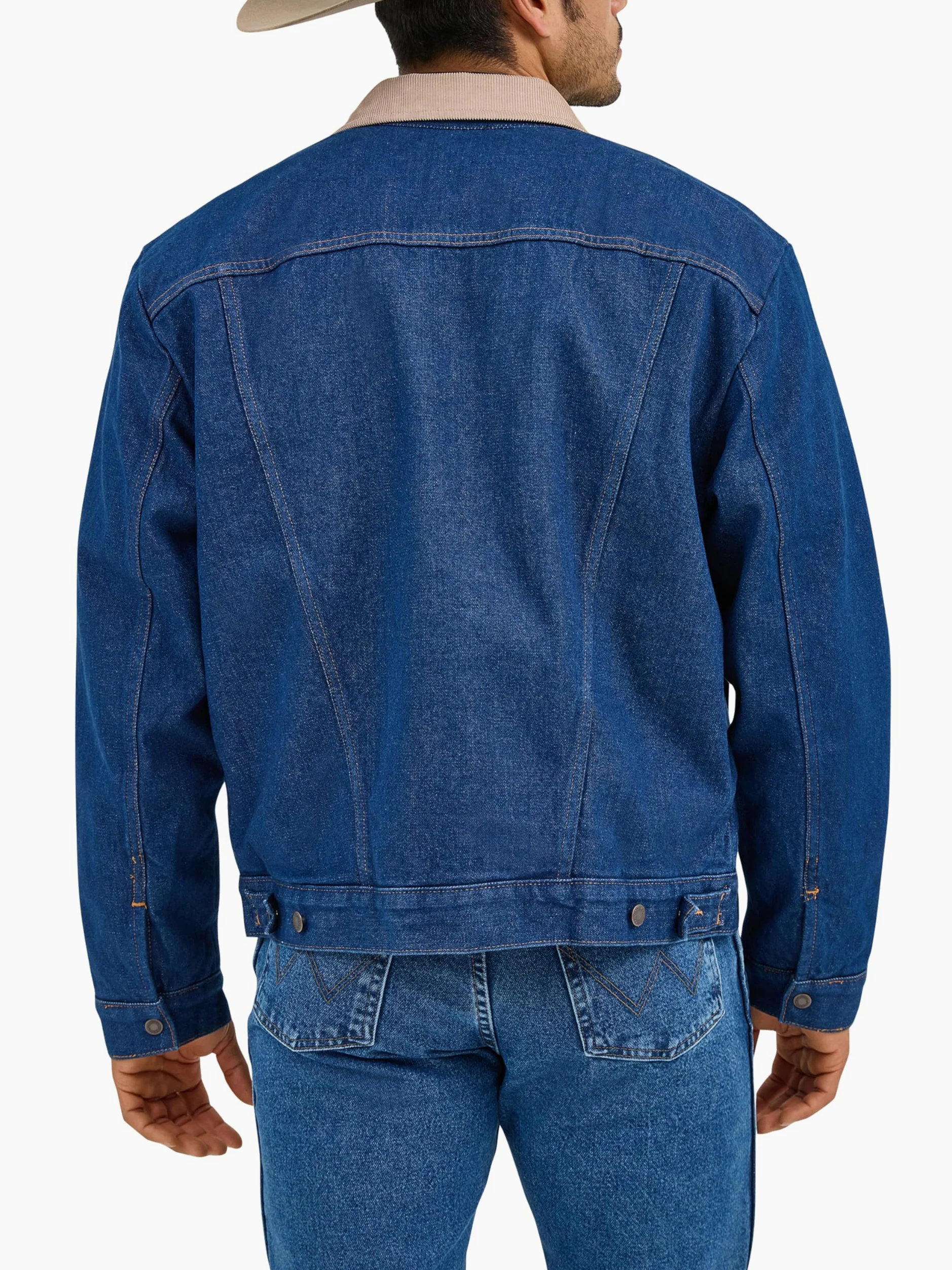 Wrangler Veste en Jean Doublée de Style Western Veste en Jean doublée de Style Western Homme (Lot de 1)