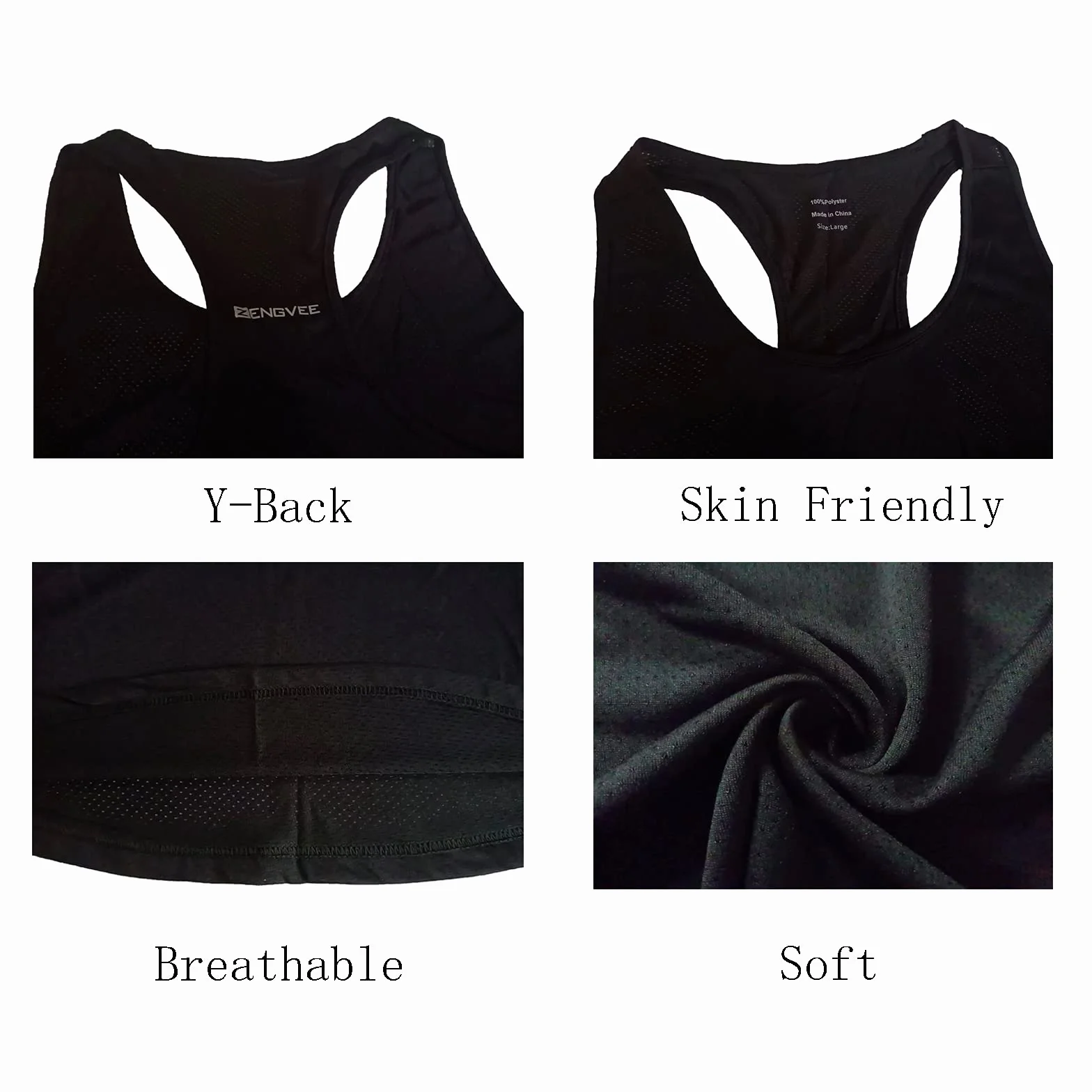 Lot de 3 Débardeur de Sport Homme,T-Shirt sans Manches Maillot Séchage Rapide Respirant Running Tee Shirt pour Sports Jogging Musculation