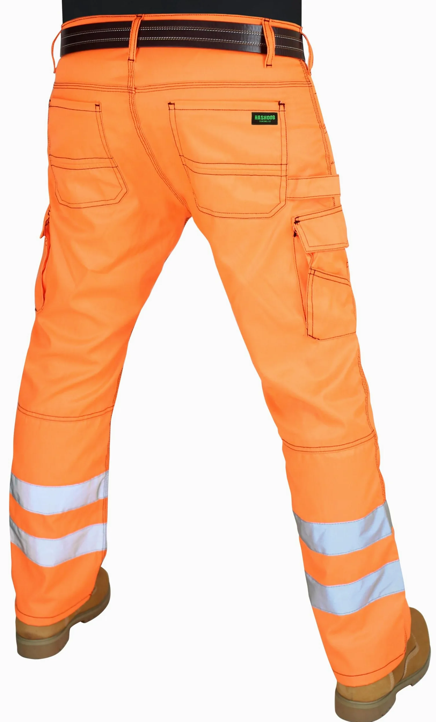 Pantalon de travail haute visibilité multi-poches pour homme