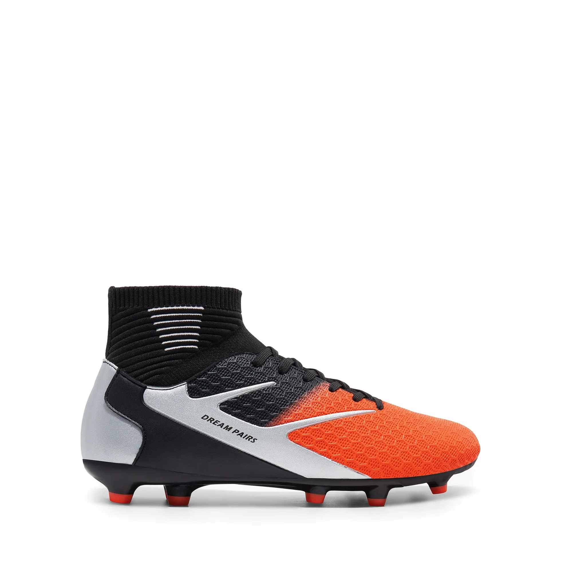 DREAM PAIRS Chaussures de Football pour Hommes Durable Chaussure Crampons Montantes à Lacets Stables et Accrocheuses SDSC2407M
