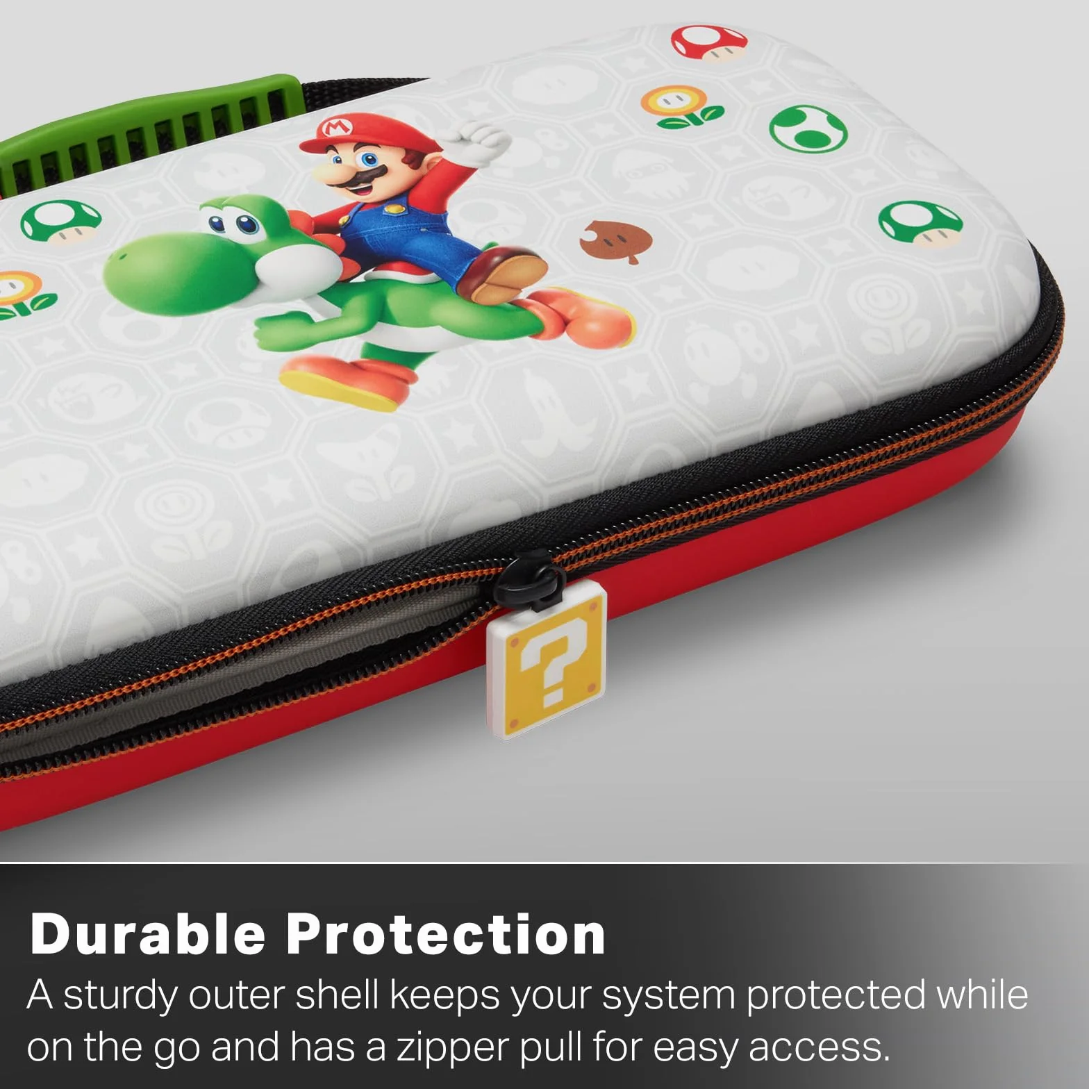Étui de Protection PowerA Nintendo Switch 2 Mario et Yoshi Officiel Rangement 9 Cartes Jeu 2 microSD Express Support Intégré