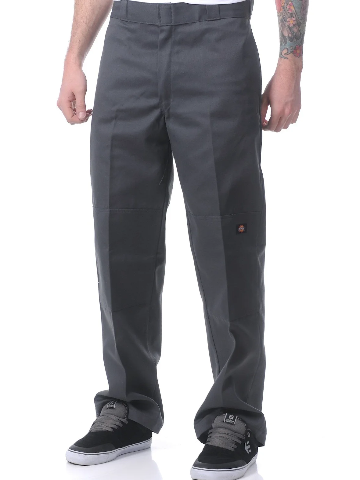Dickies Double Knee Work, Pantalon Homme, Gris (Charcoal), Taille Unique /L32 (Taille Fabricant: 36/32)
