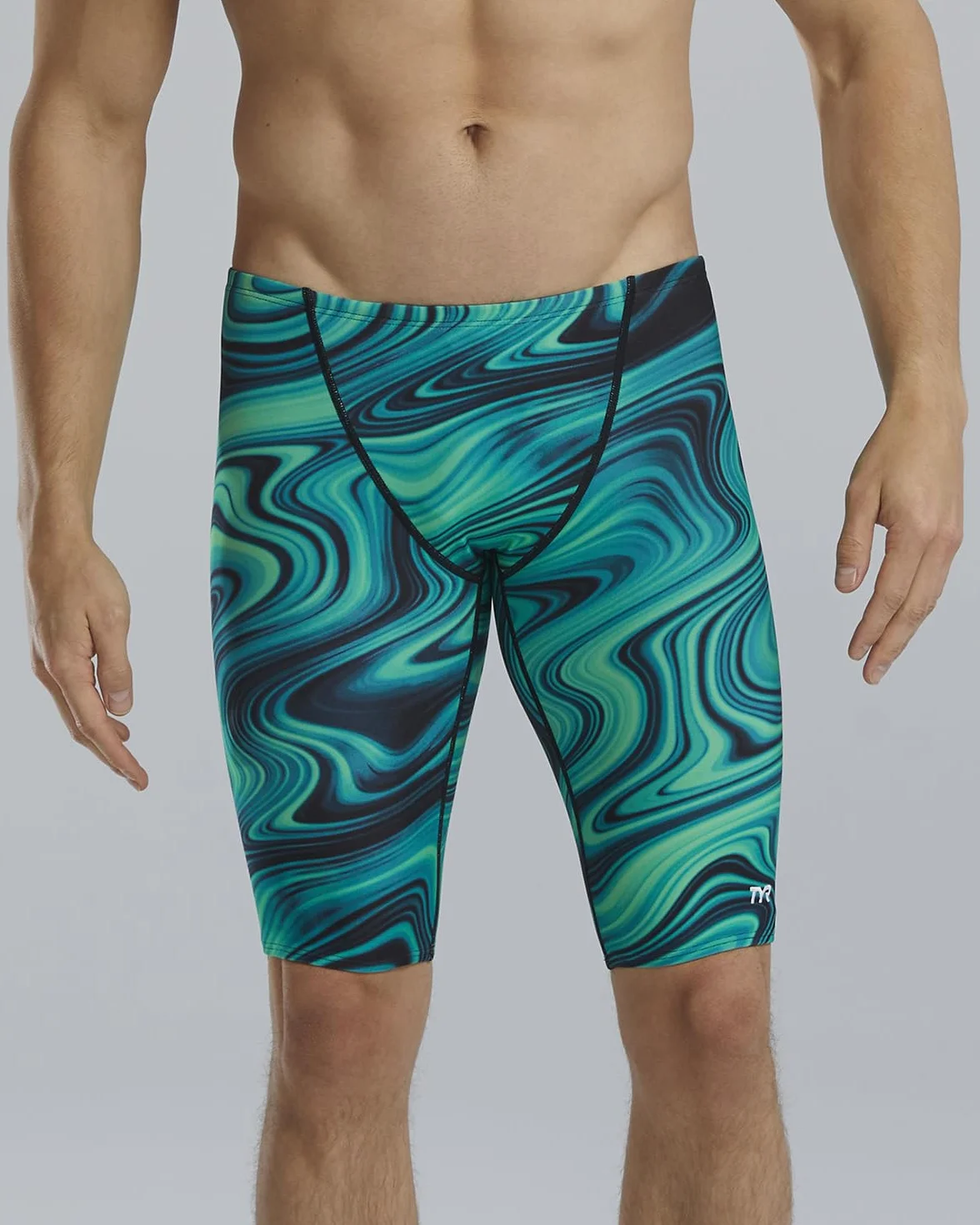 TYR Durafast Elite Athletic Jammer Swimsuit Maillot de Bain Homme (Lot de 1)