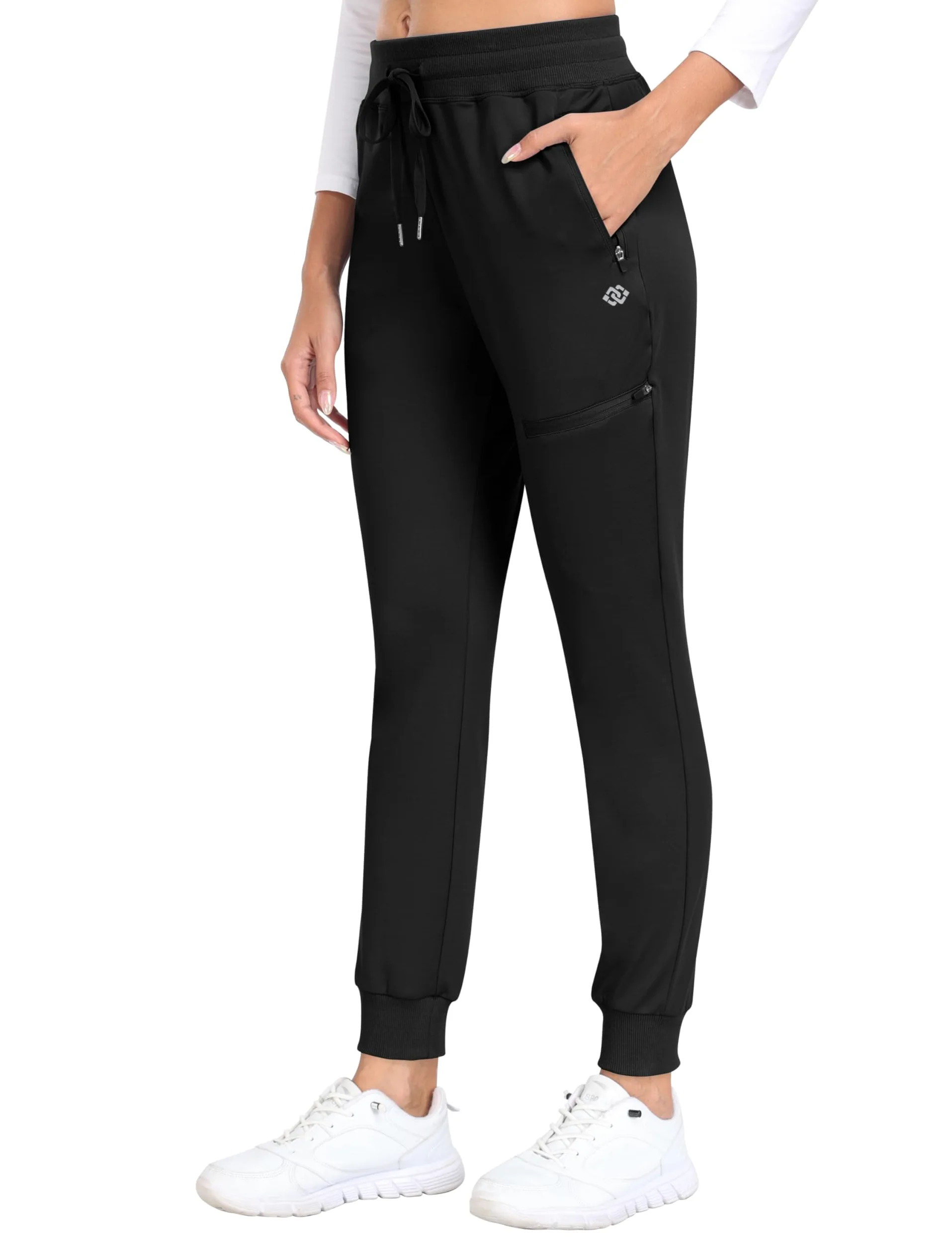 MoFiz Pantalon Femmes Cargo Pantalons de Sport Femme Pantalons de Travail Survêtement Jogging avec Poches