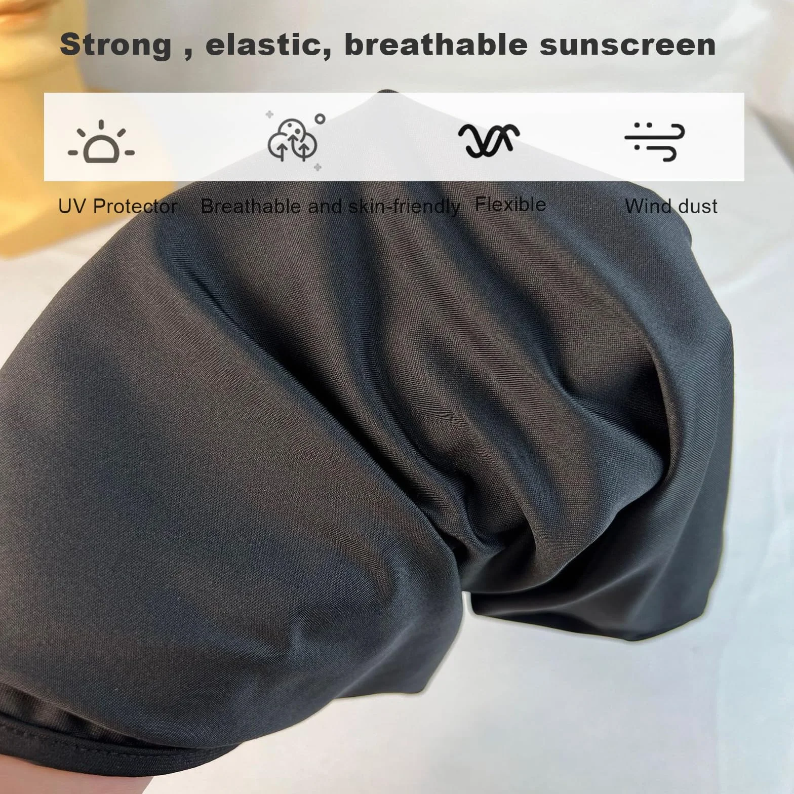 4 Pièces Cagoules à 3 Trous, Cagoule Masque de Ski pour Hommes Femmes, Skimask, Masque de Moto, Cagoule de Visage Comple, Coupe-Vent, Protection UV