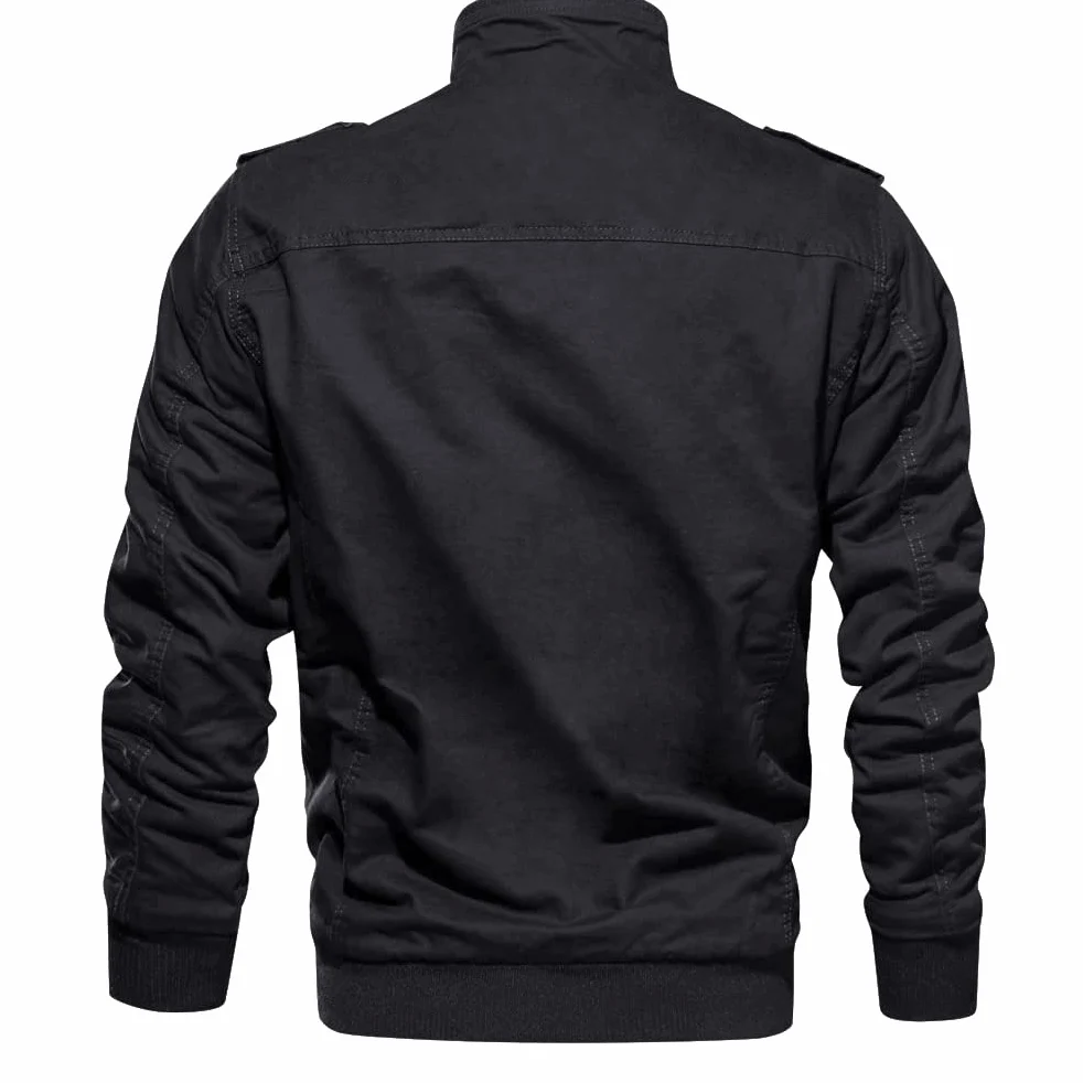 MAGCOMSEN Veste d'hiver chaude doublée en polaire pour homme - Coupe-vent - Veste demi-saison avec capuche amovible