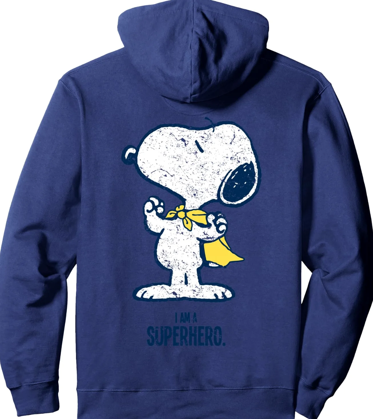 Peanuts Snoopy Super Super-héros Vintage Comic Hero Fan Sweat à Capuche