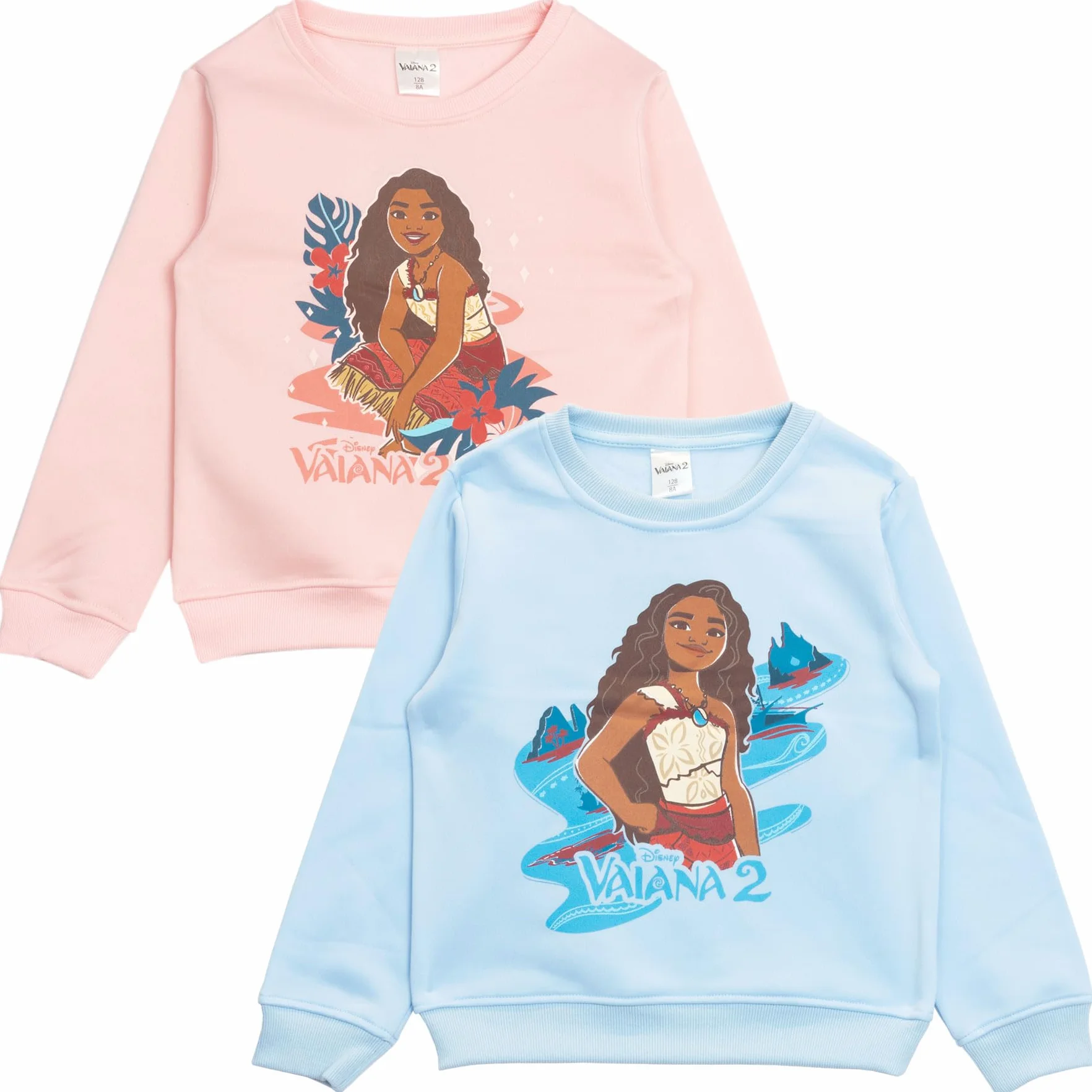 Disney Oceania 2- Sweat à imprimé complet - Automne Hiver - Licence officielle - Fille Fille