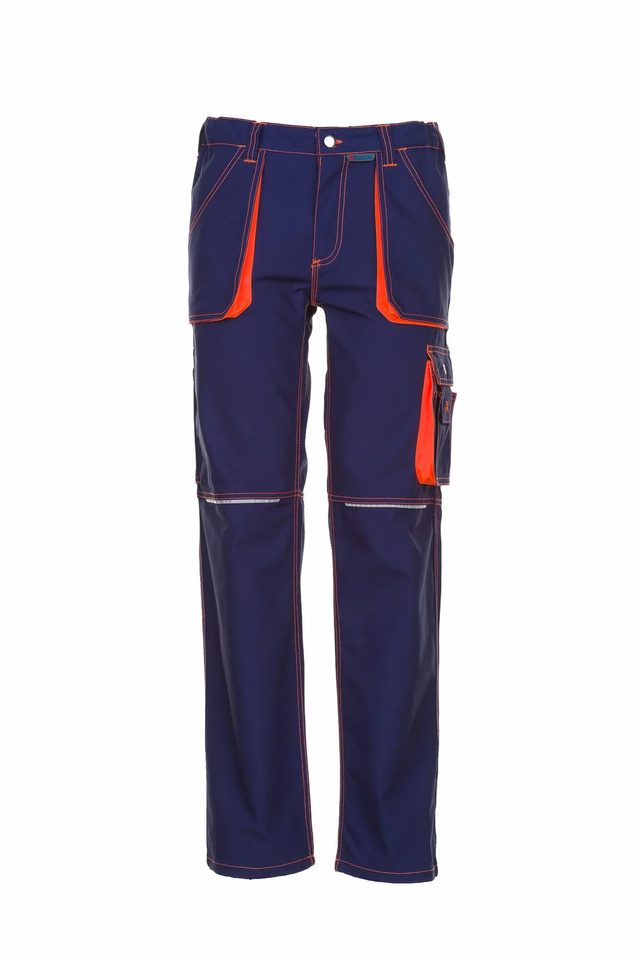 Planam 6221050 Pantalon Taille 50 Marine/Orange