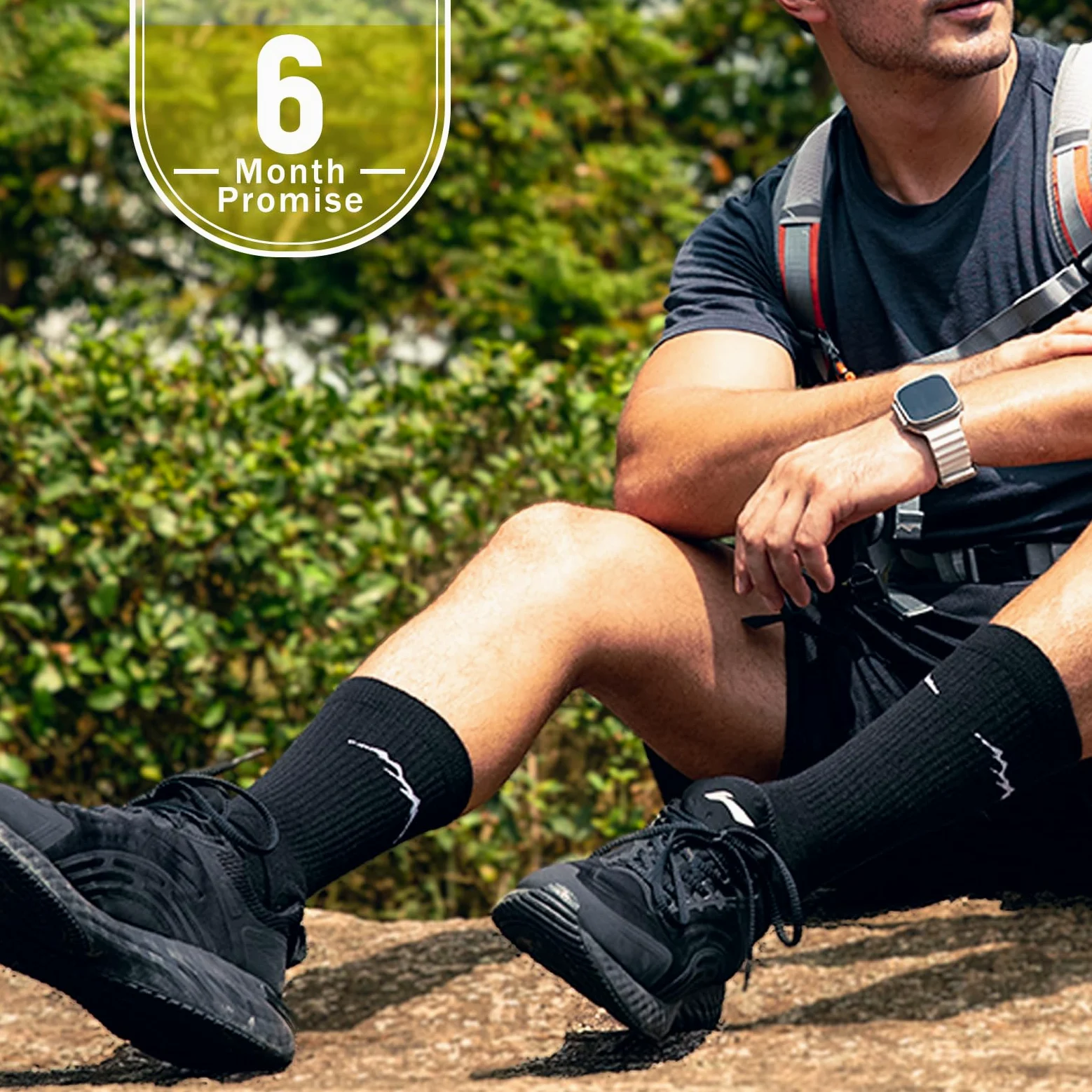 Merino Protect Chaussettes Merinos Homme Chaussettes Chaudes Douces Chaussette prévention des odeurs pour Randonnée Chasse Cyclisme