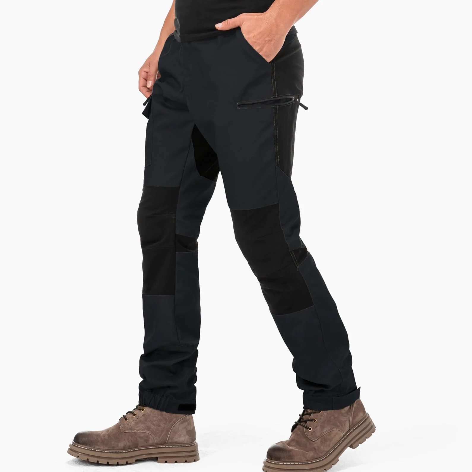 yeyity Pantalon de randonnée pour homme, robuste, respirant, durable, pantalon tactique, pantalon de travail, pour les activités de plein air et les travaux en extérieur