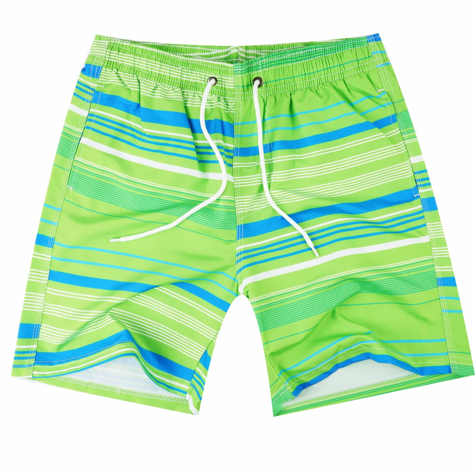 OSDUE Short de Bains Garcons avec Slip Filet,Maillot de Bain pour garçon à séchage Rapide Doublure Maillots de Bain Shorts Réglable Piscine Été Anti-frottement Imprimé Short Plage Surf