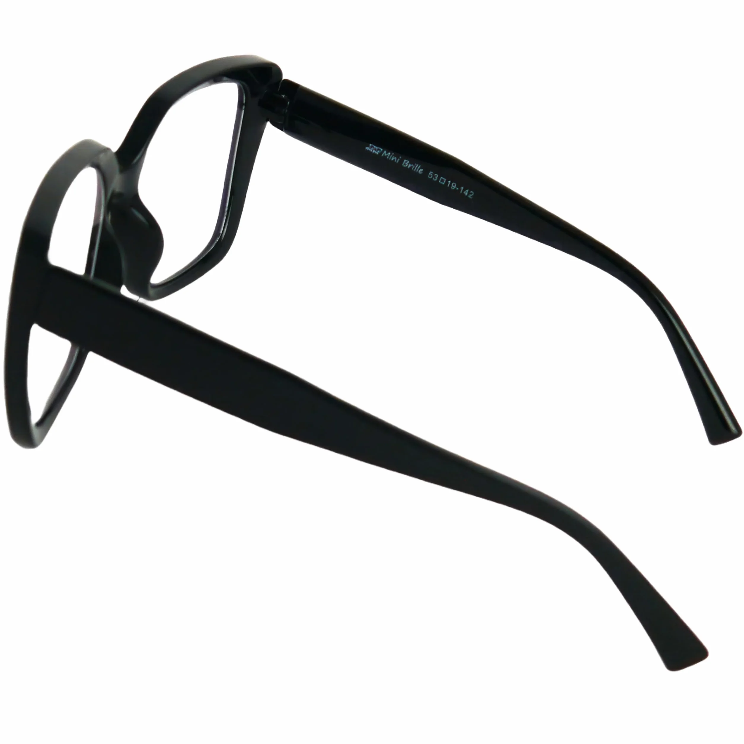 Lunette Anti Lumière Bleue Papillon Rectangulaires Oversize, Monture Épaisse en Plastique, Protection UV, Boîte Inclus, Lunettes Femme