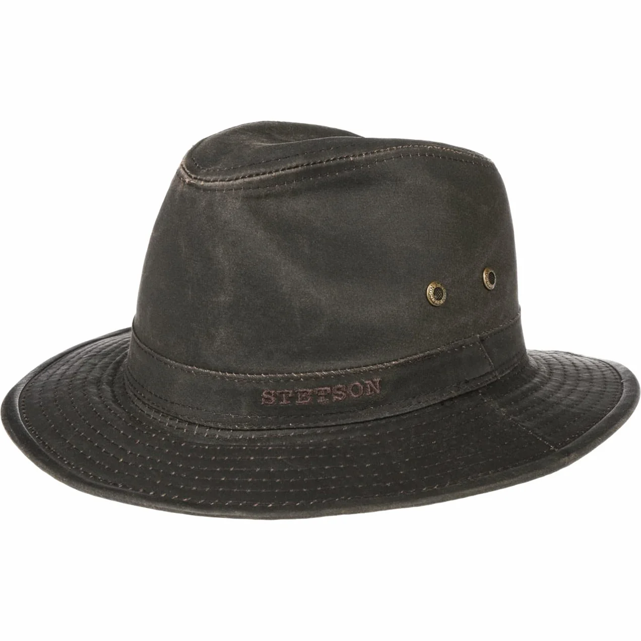 Stetson Ava Traveller Chapeau Vintage Protection UV Bande Tissu Homme