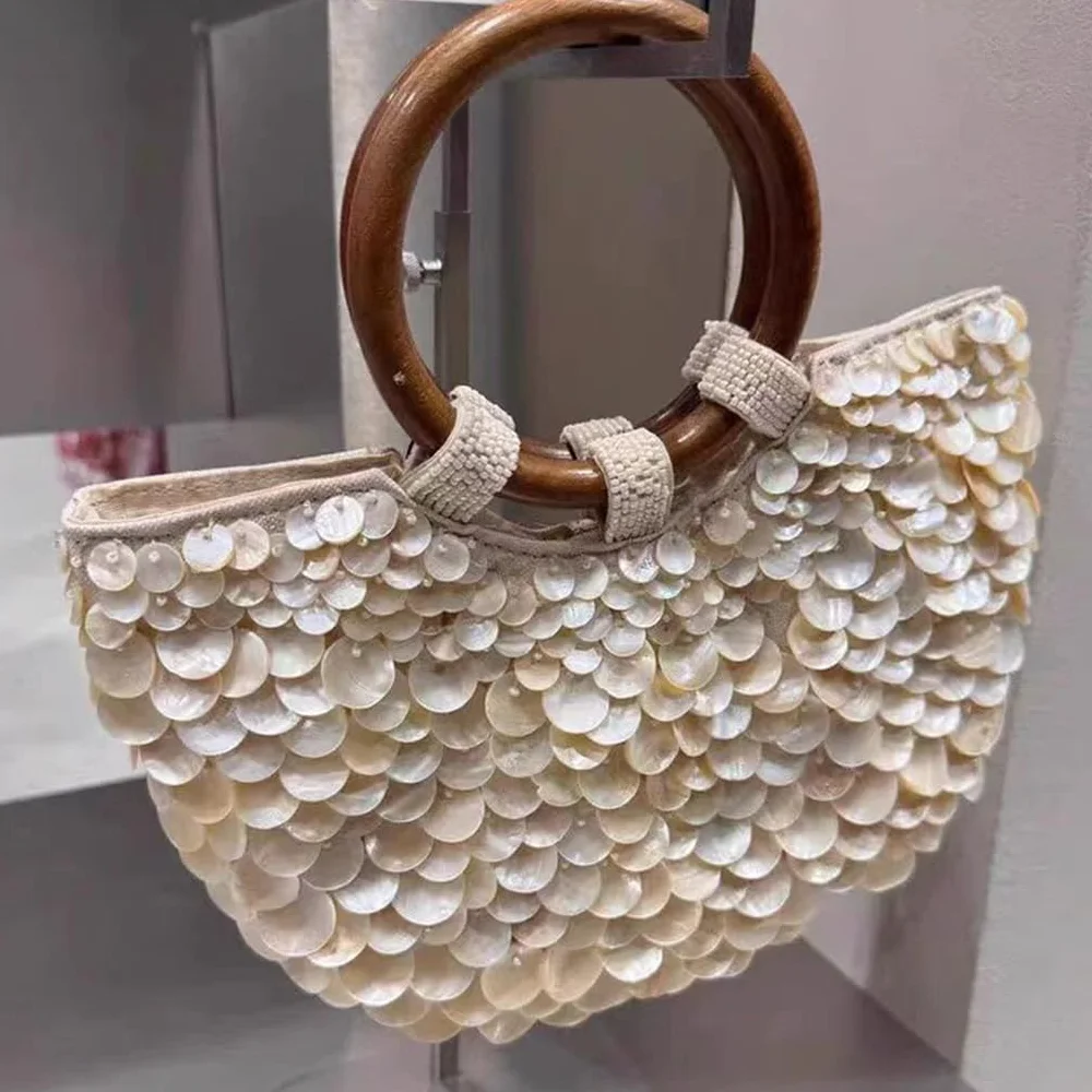 Sac à main coquillage Les portefeuilles coquillages sont exquis, sont faits à la main et conviennent Pour aux sacs coquillages et Pour aux dîners, fêtes, mariages