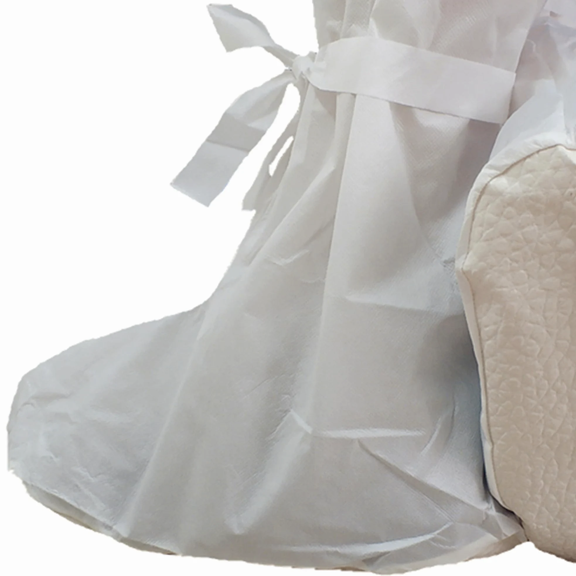 Gima - Couvre-bottes, couvre-chaussures, semelle antidérapante, microporeux, jetables, adhérents, protecteurs, anti-poussière, avec lacets, bord élastique, type 5B-6B EN 14126, EPI classe III, 40 pcs