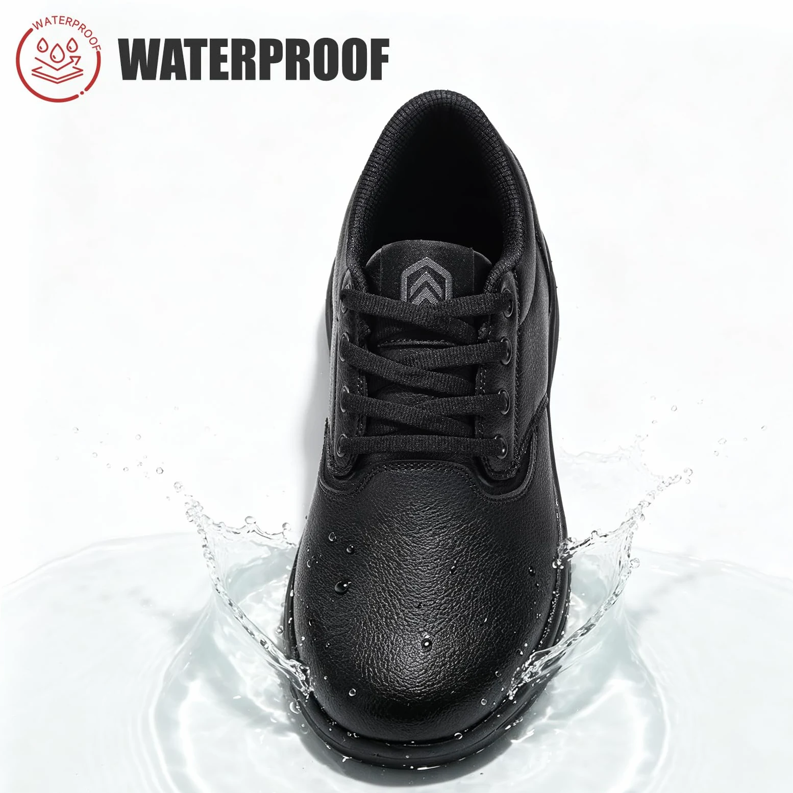 LARNMERN Chaussures de travail antidérapantes imperméables pour homme | Résistant à l'eau et à l'huile Confortable Chef Restaurant Antideslizantes Zapatos De Trabajo Para Hombres serveurs Soignants