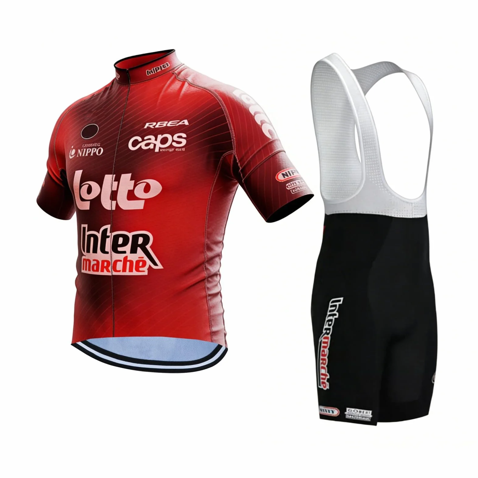 2025 Pro Team Ensemble de maillot de cyclisme pour hommes,Maillot de vélo de route MTB Respirant Paddad Cuissard à bretelles Kits