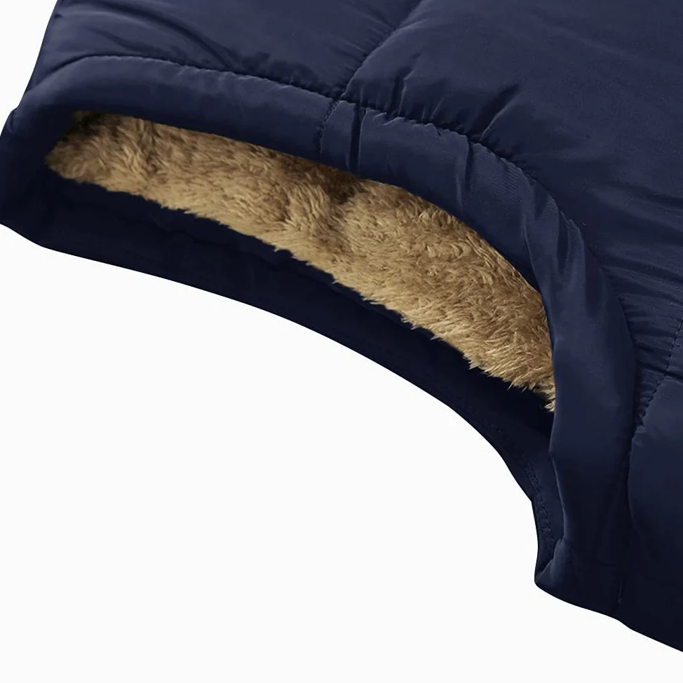 KEFITEVD Hommes Hiver Polaire Pêche Corps plus Chaud Coupe-vent Gilet de Photographie en Plein air avec Plusieurs Poches