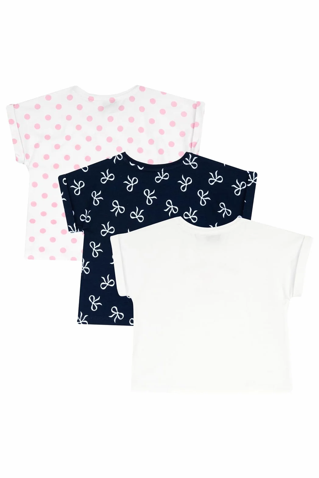 Chicco Ensemble de 3 T-shirts pour Bébés et Fille