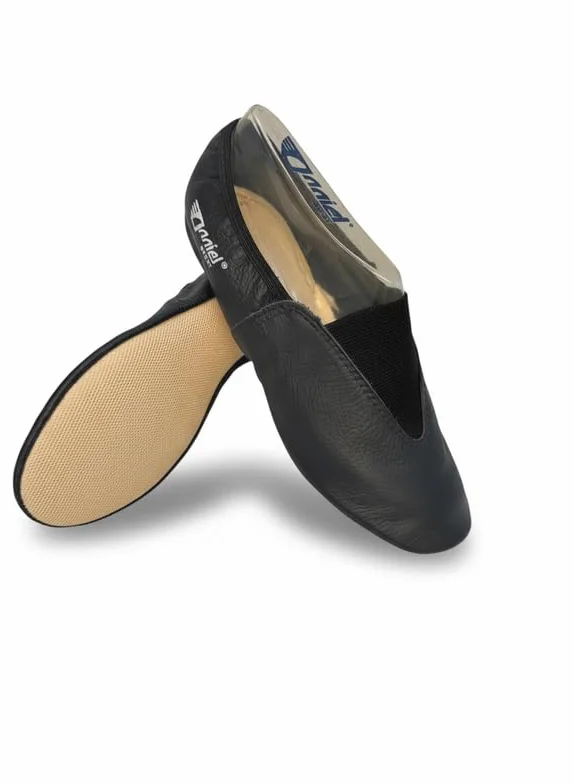 Anniel 2024 - Baskets artistiques en cuir avec semelle en caoutchouc 100% Made in Italy, Noir , 40 EU