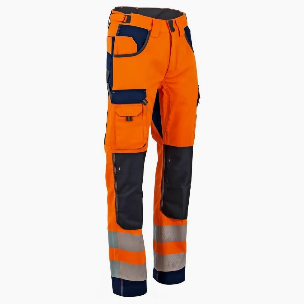 LMA Lebeurre - Pantalon authentic haute visibilité - POLARISATION - Orange fluo