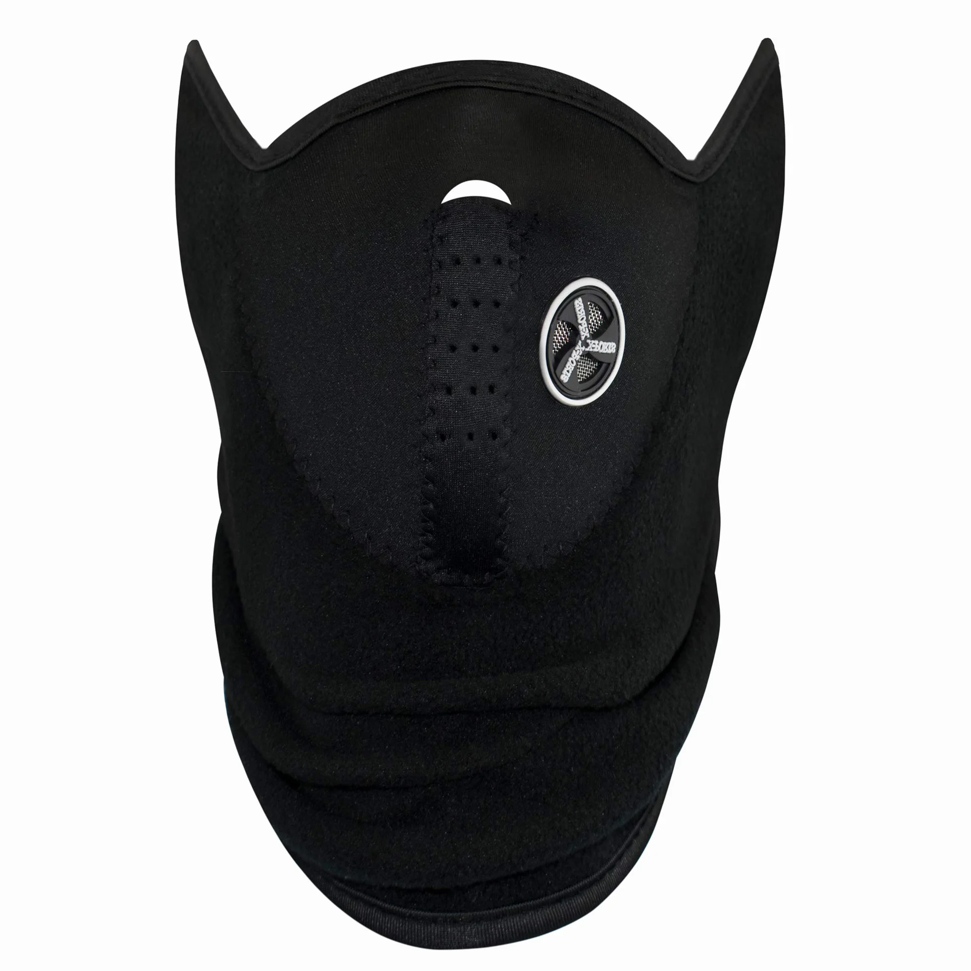 TRIXES Masque Facial en Noir Parfait pour l'hiver et Les Sports: Ski, Snowboard, BMX, vélo, Course, randonnée, Paintball et activités de Plein air
