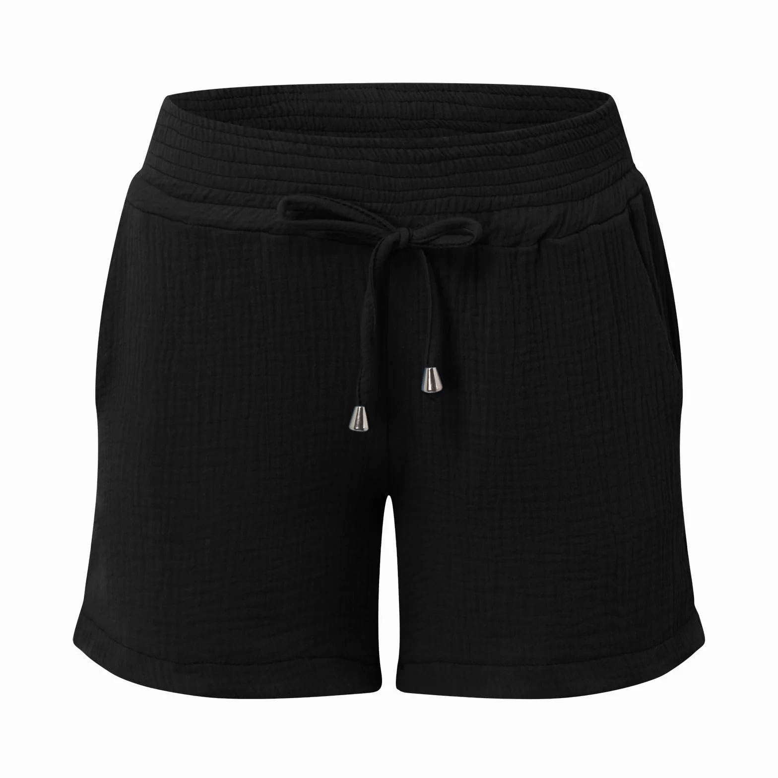Short Lin Coton Enceinte Grossesse Taille élastique été Short Maternité Chic Pas Cher Shorts Grossesse Femme Large Grande Taille Pantalon Court Femme Confortable