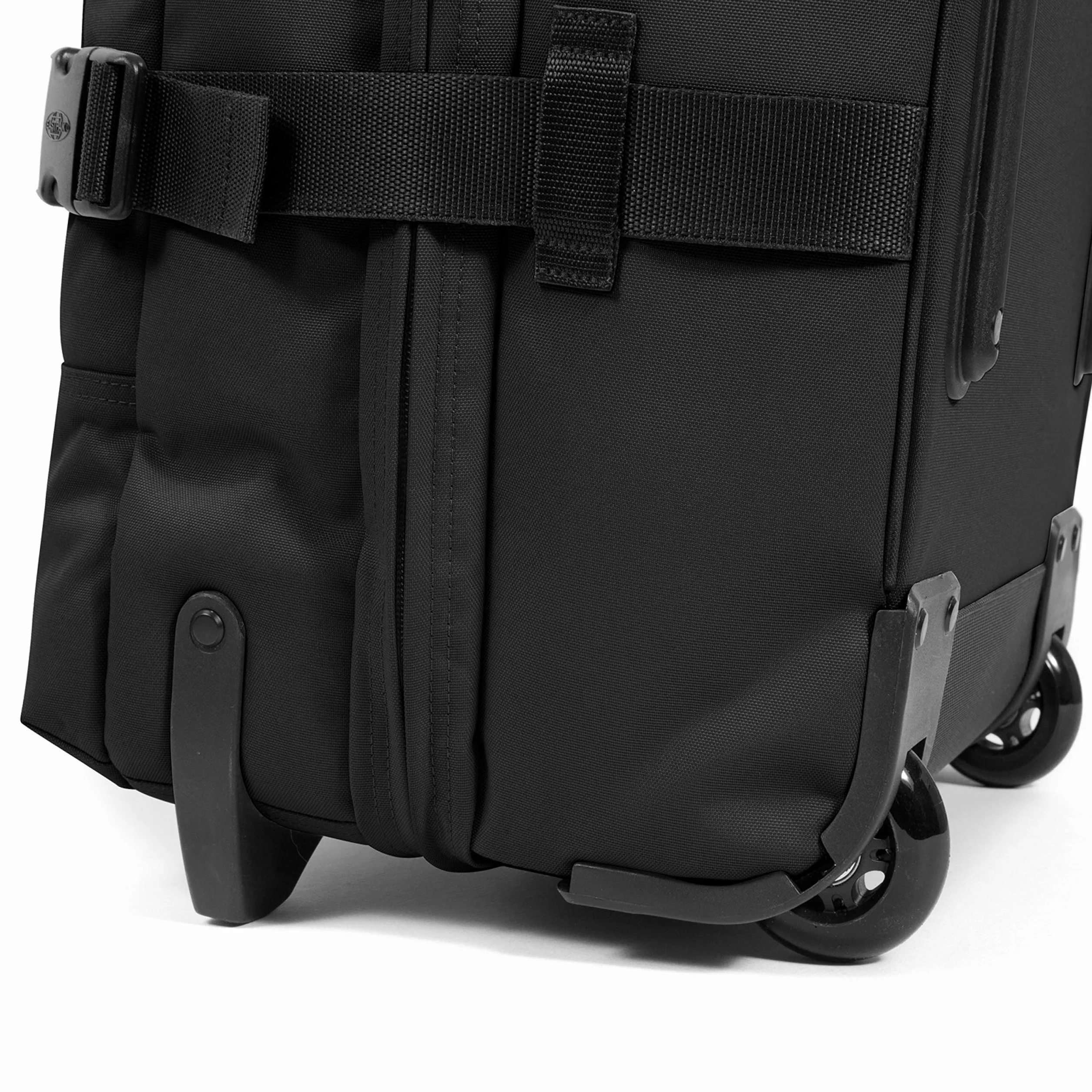Eastpak Tranverz L Valise Grand Format 121L (79 x 40 x 33 cm), grande valise de voyage à roulettes, bagage résistant avec double compartiment, poignée télescopique & serrure TSA - BLACK